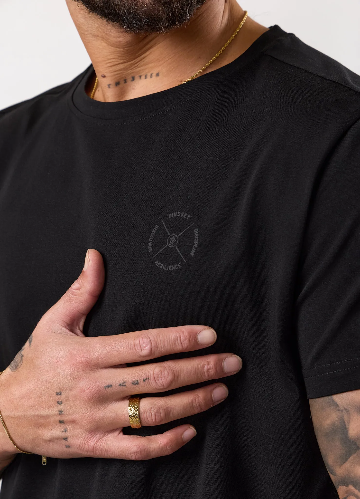 Gym King Stoic Hekla Jersey Tee - Volcanic Black sold by The Gym King product image thumbnail 5
