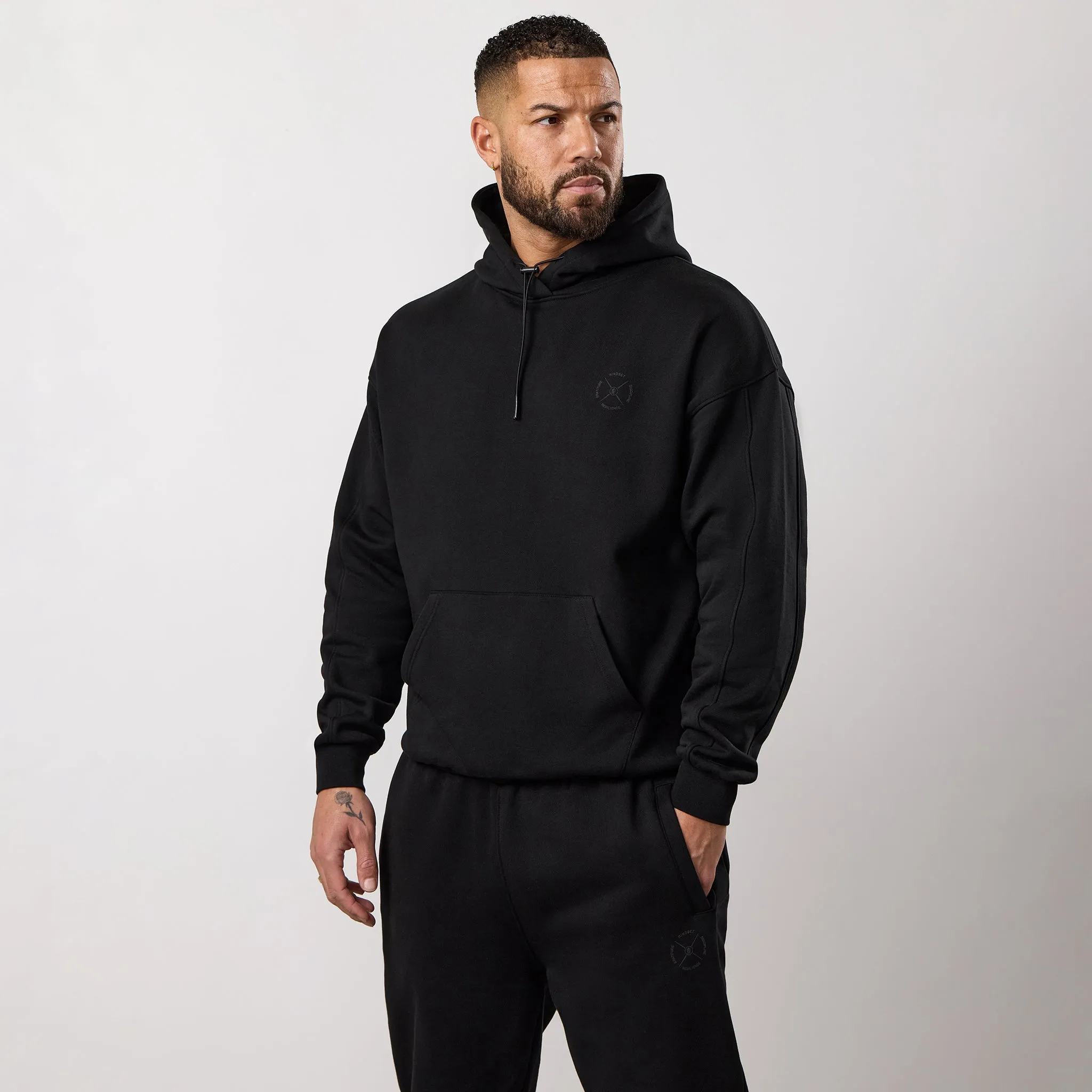 Gym King Stoic Esja Loopback Hood - Volcanic Black sold by The Gym King product image thumbnail 2