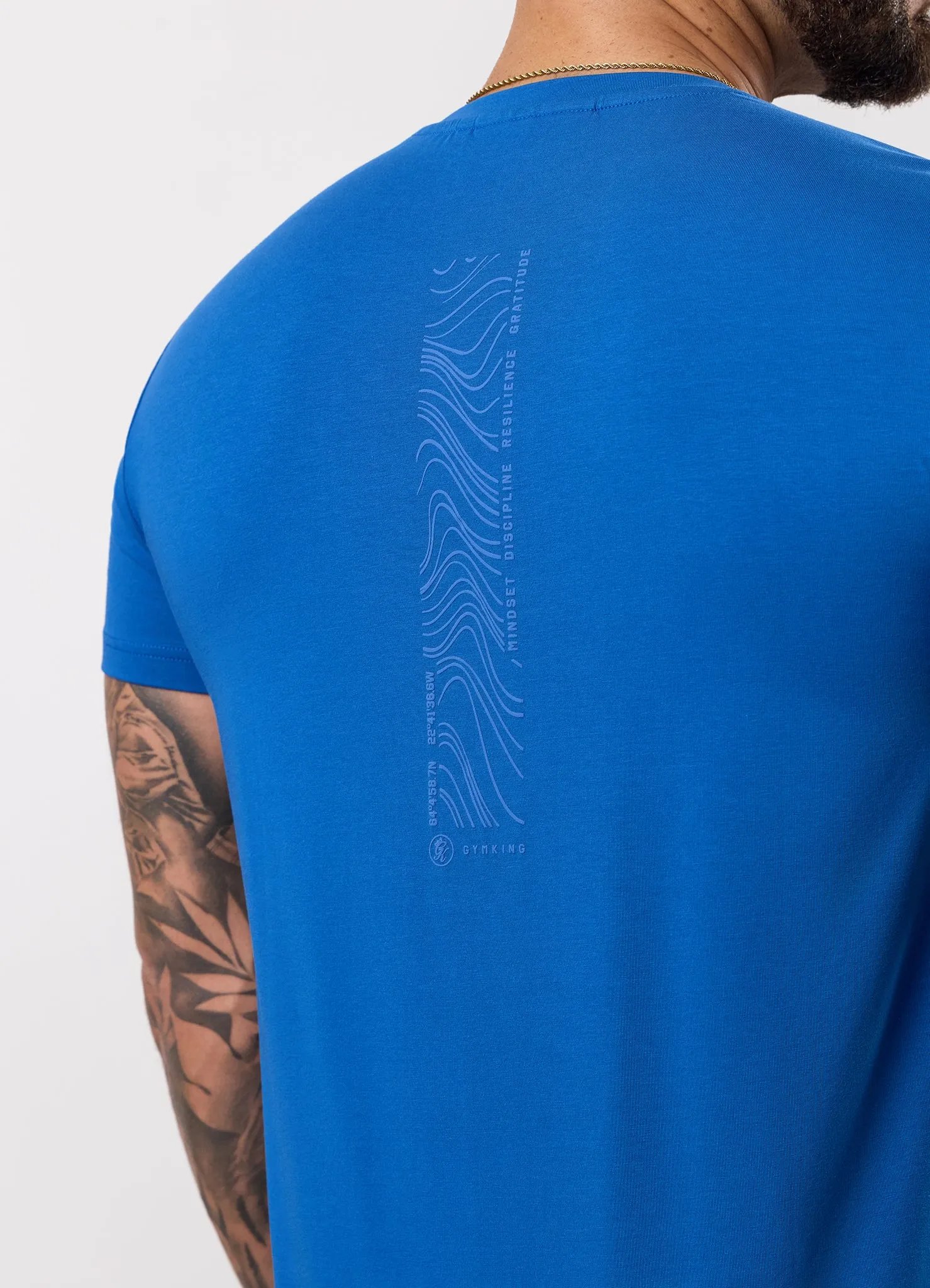 Gym King Stoic Hekla Jersey Tee - Icelandic Blue sold by The Gym King product image thumbnail 5