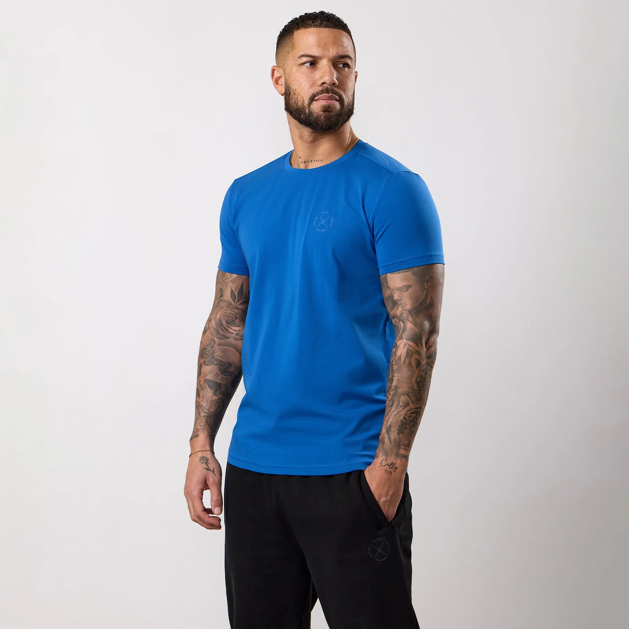 Gym King Stoic Hekla Jersey Tee - Icelandic Blue sold by The Gym King product image thumbnail 2