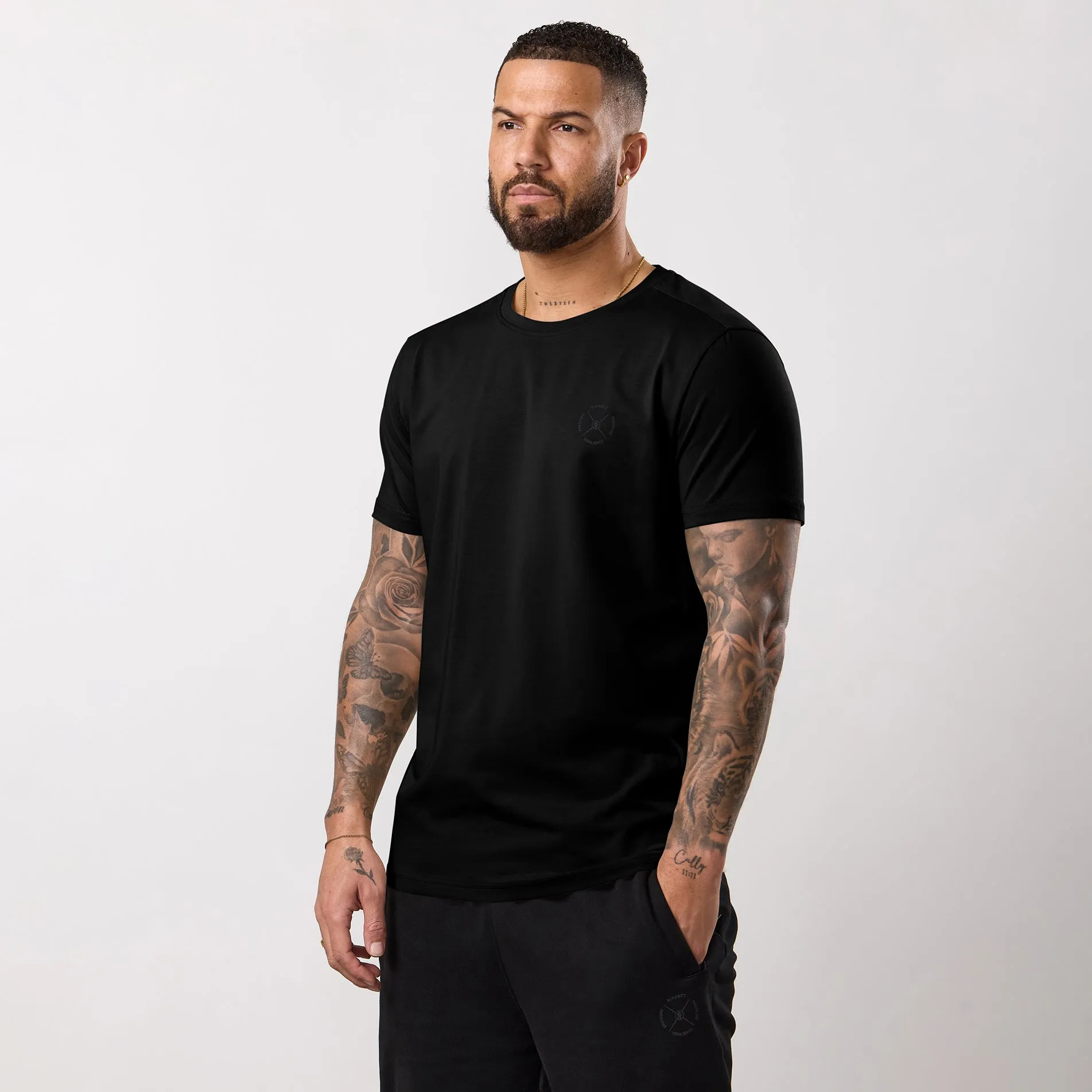 Gym King Stoic Krafla Jersey Tee - Volcanic Black sold by The Gym King product image thumbnail 2
