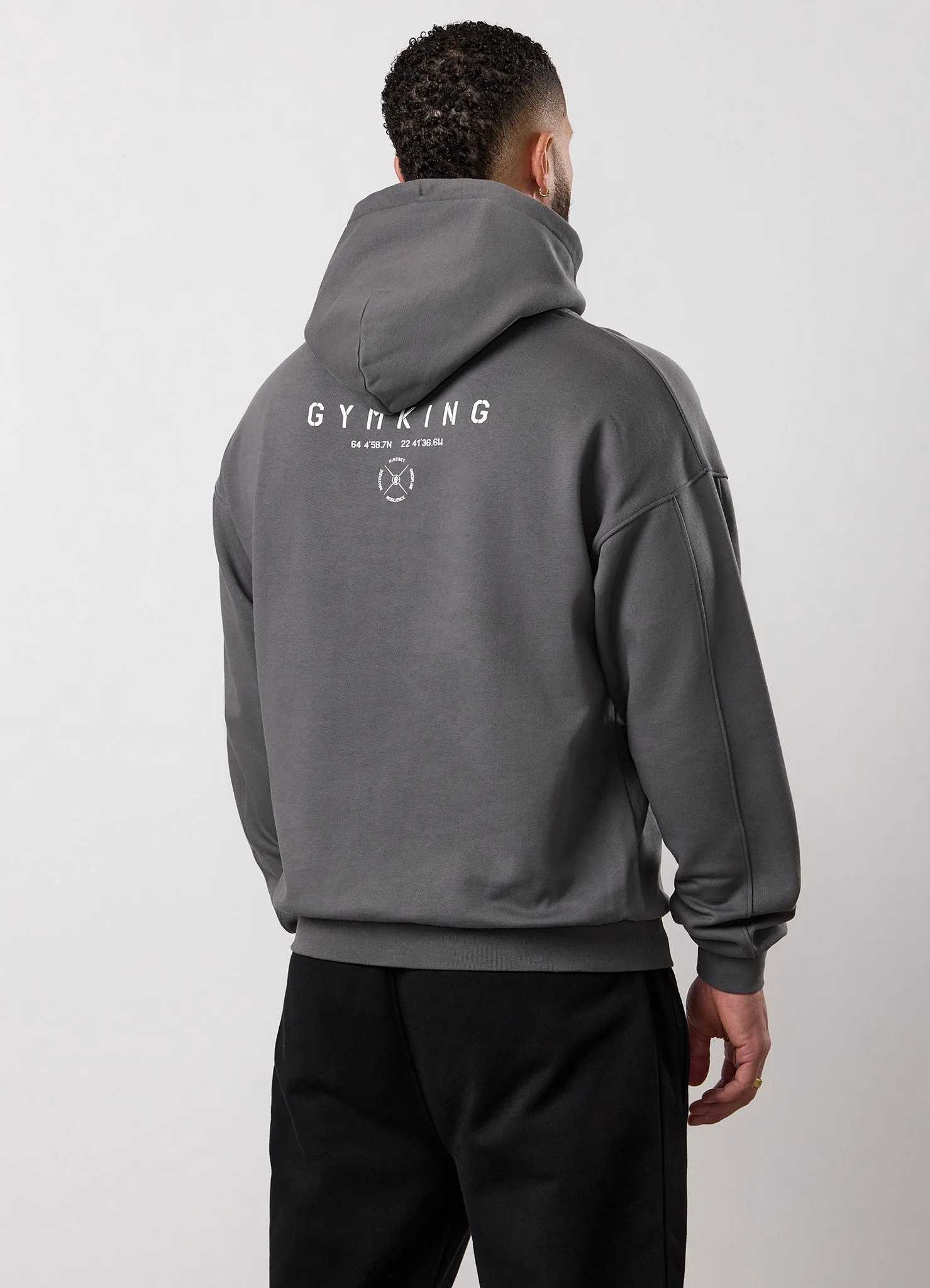 Gym King Stoic Esja Loopback Hood - Fossil Grey sold by The Gym King