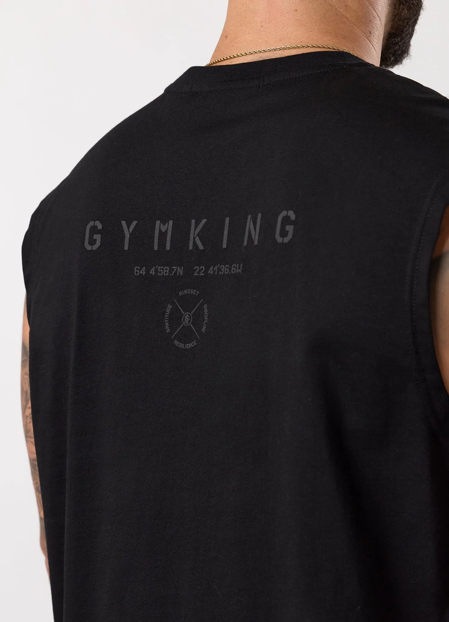Gym King Stoic Esja Jersey Tank - Volcanic Black sold by The Gym King product image thumbnail 4