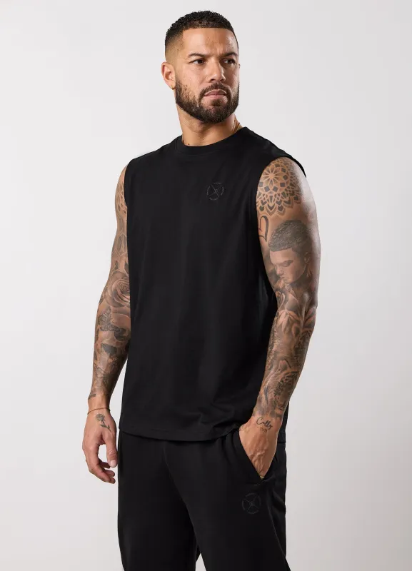 Gym King Stoic Esja Jersey Tank - Volcanic Black sold by The Gym King