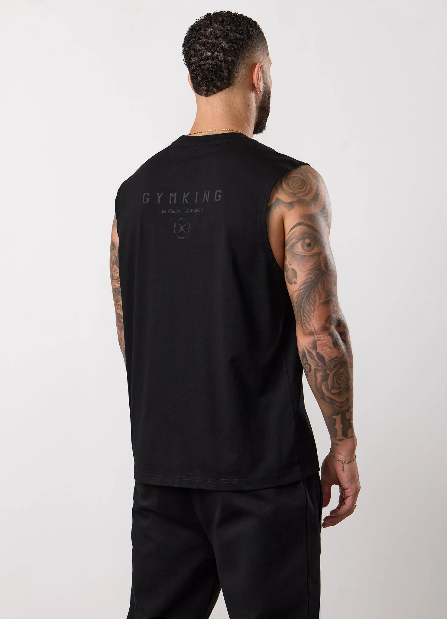 Gym King Stoic Esja Jersey Tank - Volcanic Black sold by The Gym King product image thumbnail 3