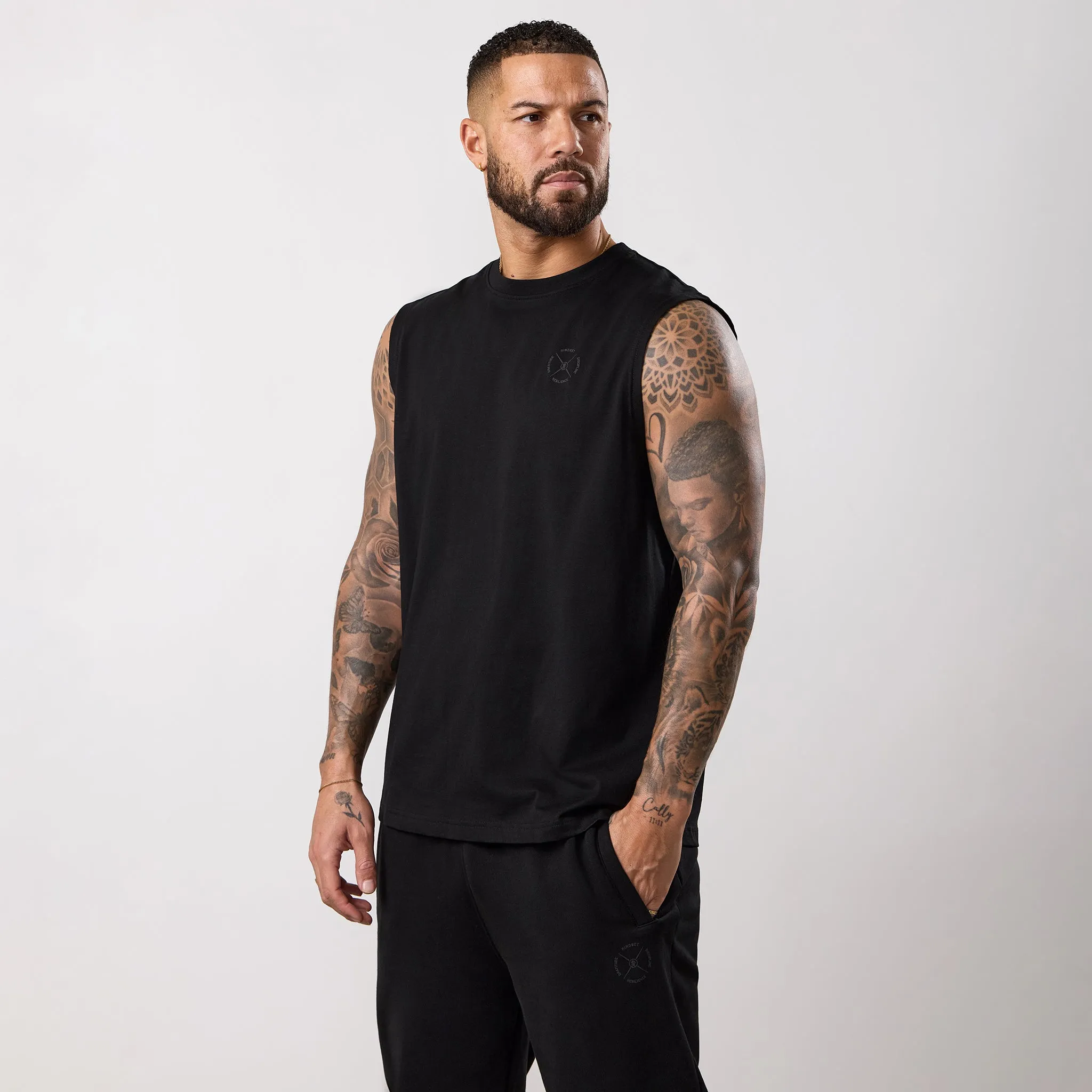 Gym King Stoic Esja Jersey Tank - Volcanic Black sold by The Gym King product image thumbnail 2