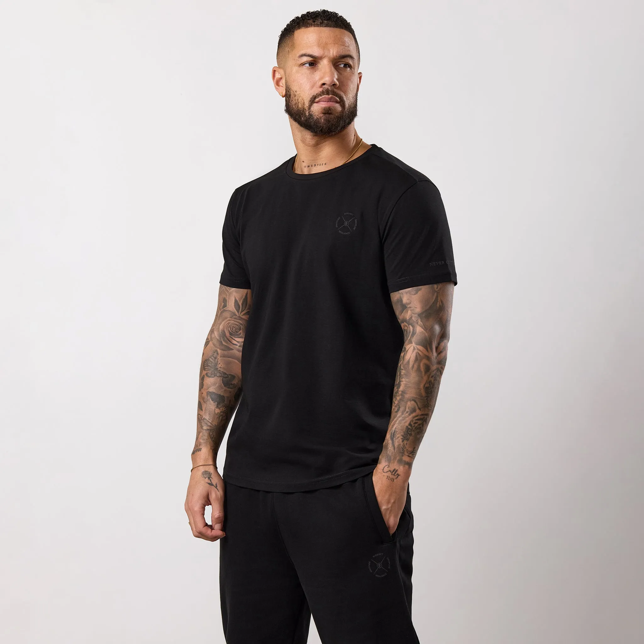 Gym King Stoic Resilience Tee - Black sold by The Gym King product image thumbnail 2