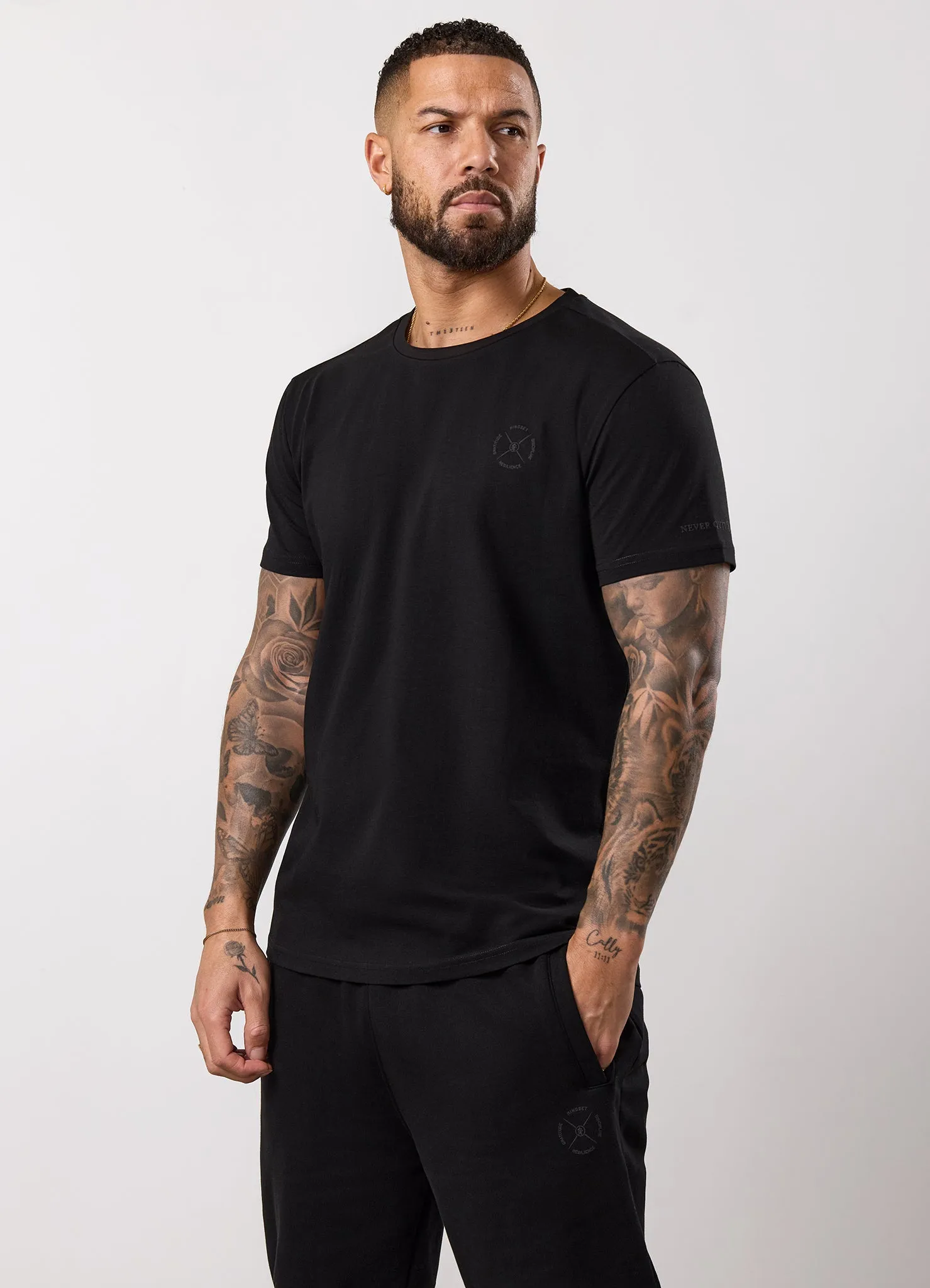 Gym King Stoic Resilience Tee - Black sold by The Gym King