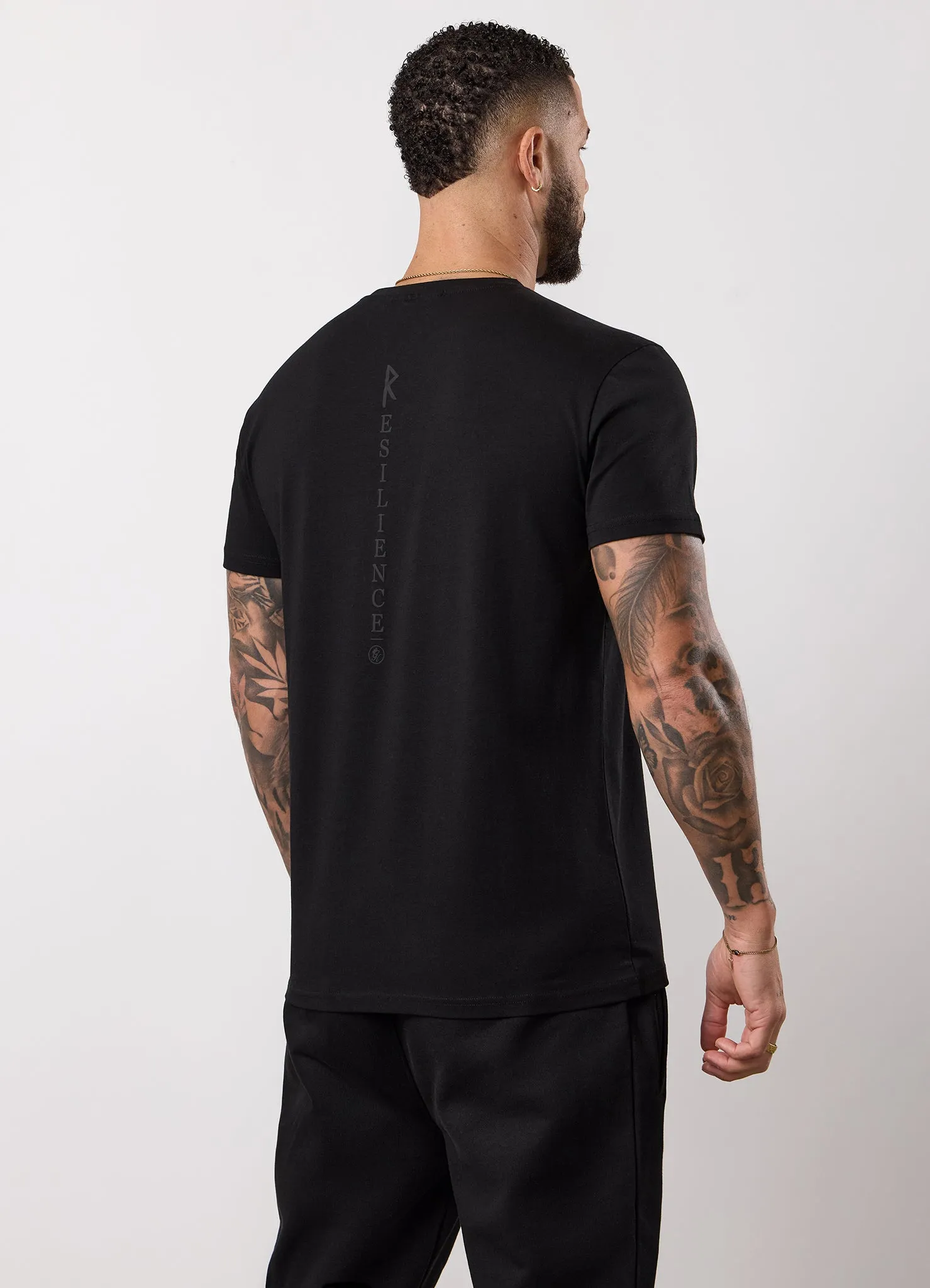 Gym King Stoic Resilience Tee - Black sold by The Gym King product image thumbnail 4