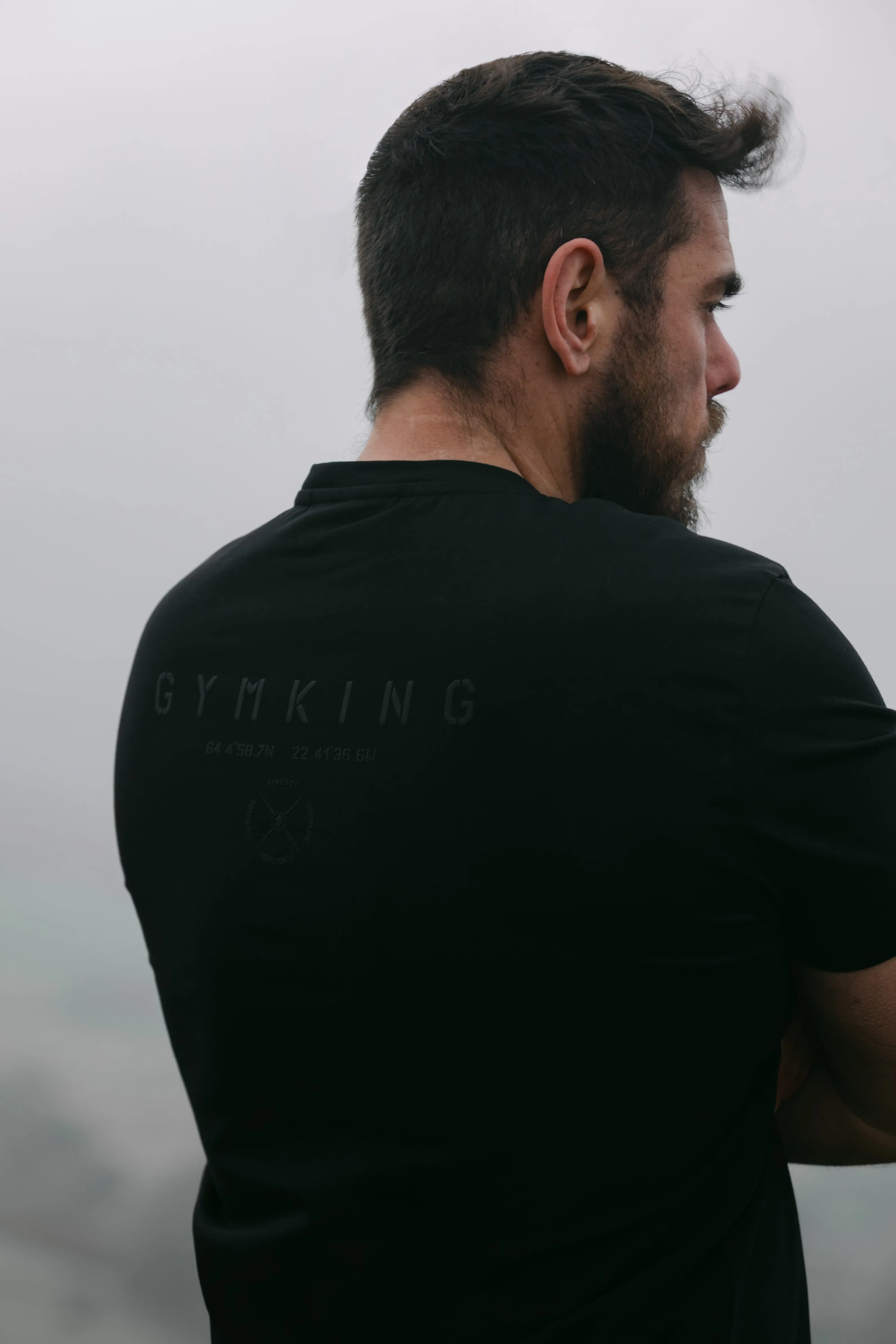 Gym King Stoic Esja Jersey Tee - Volcanic Black sold by The Gym King