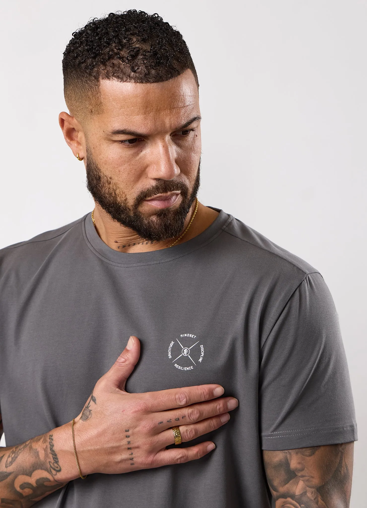 Gym King Stoic Esja Jersey Tee - Fossil Grey sold by The Gym King product image thumbnail 3