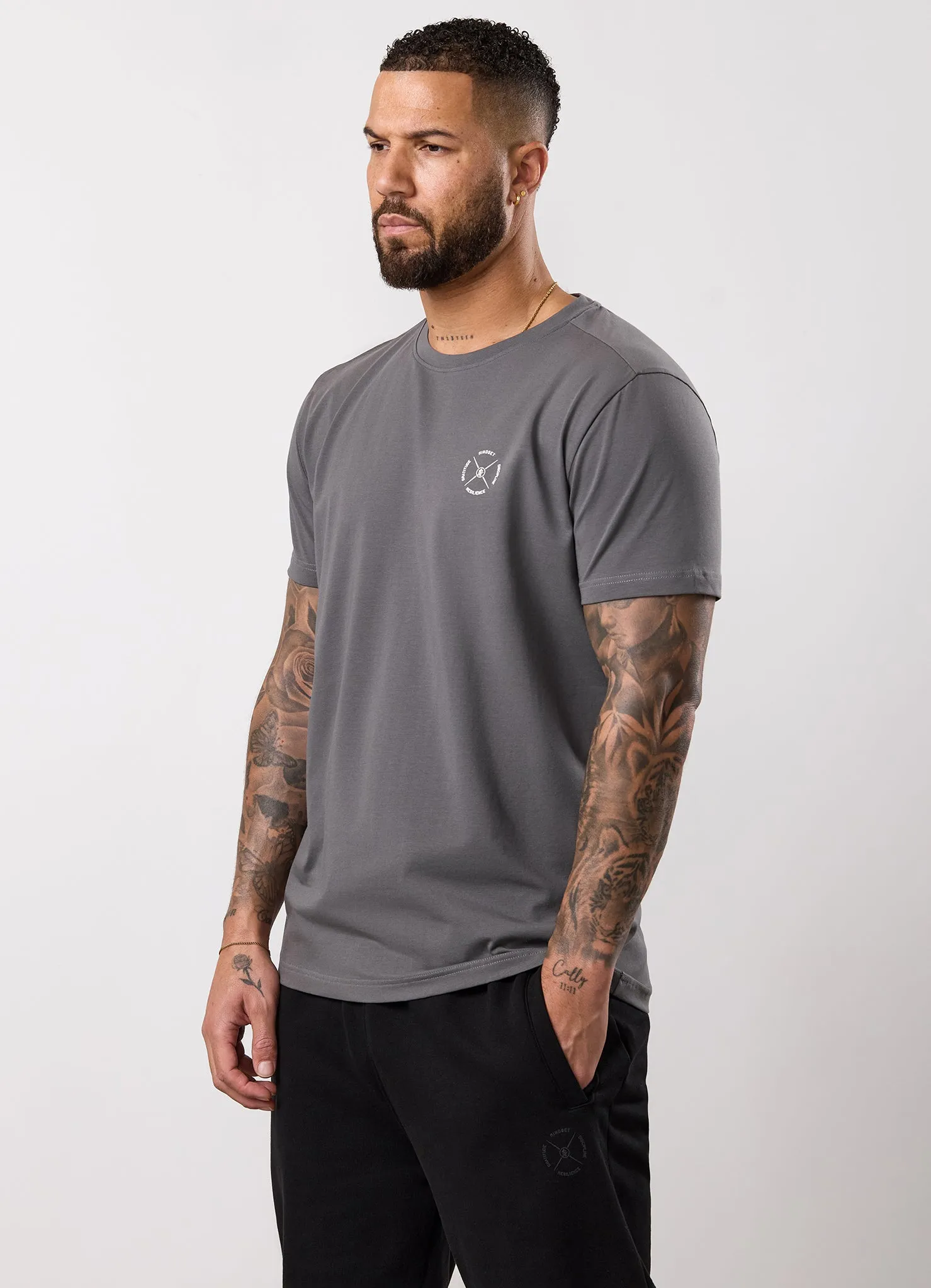 Gym King Stoic Esja Jersey Tee - Fossil Grey sold by The Gym King product image thumbnail 4