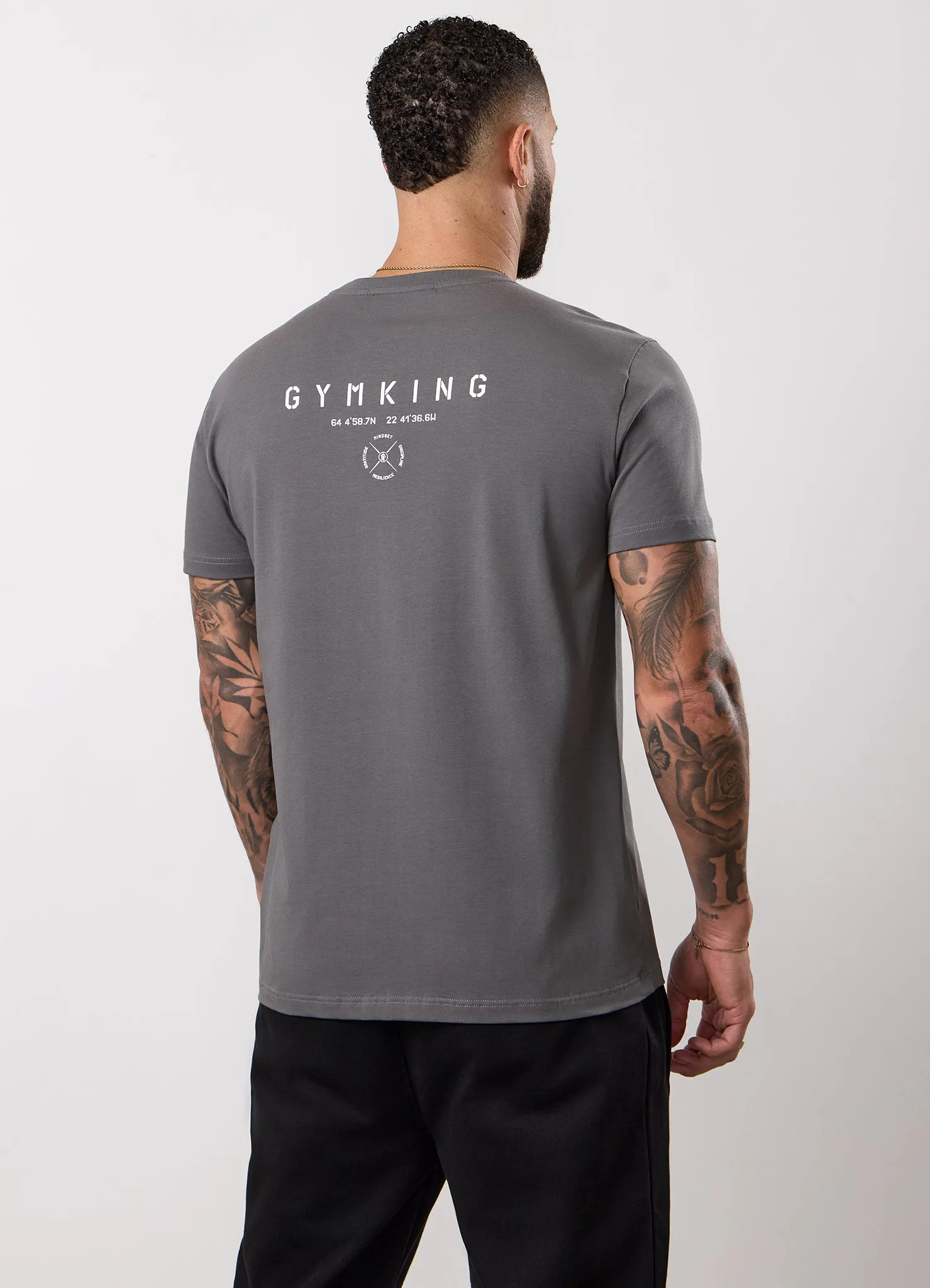 Gym King Stoic Esja Jersey Tee - Fossil Grey sold by The Gym King
