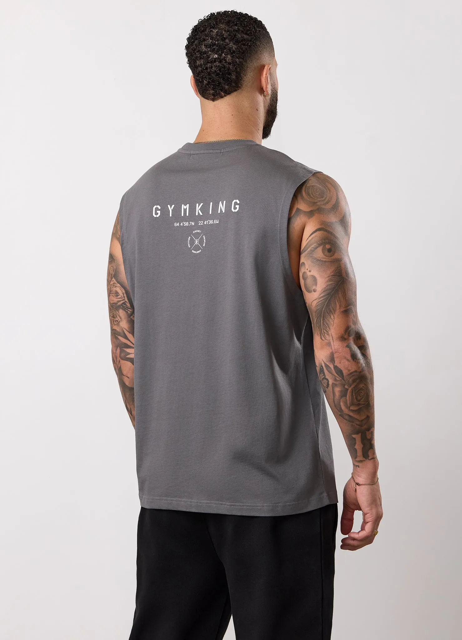Gym King Stoic Esja Jersey Tank - Fossil Grey sold by The Gym King
