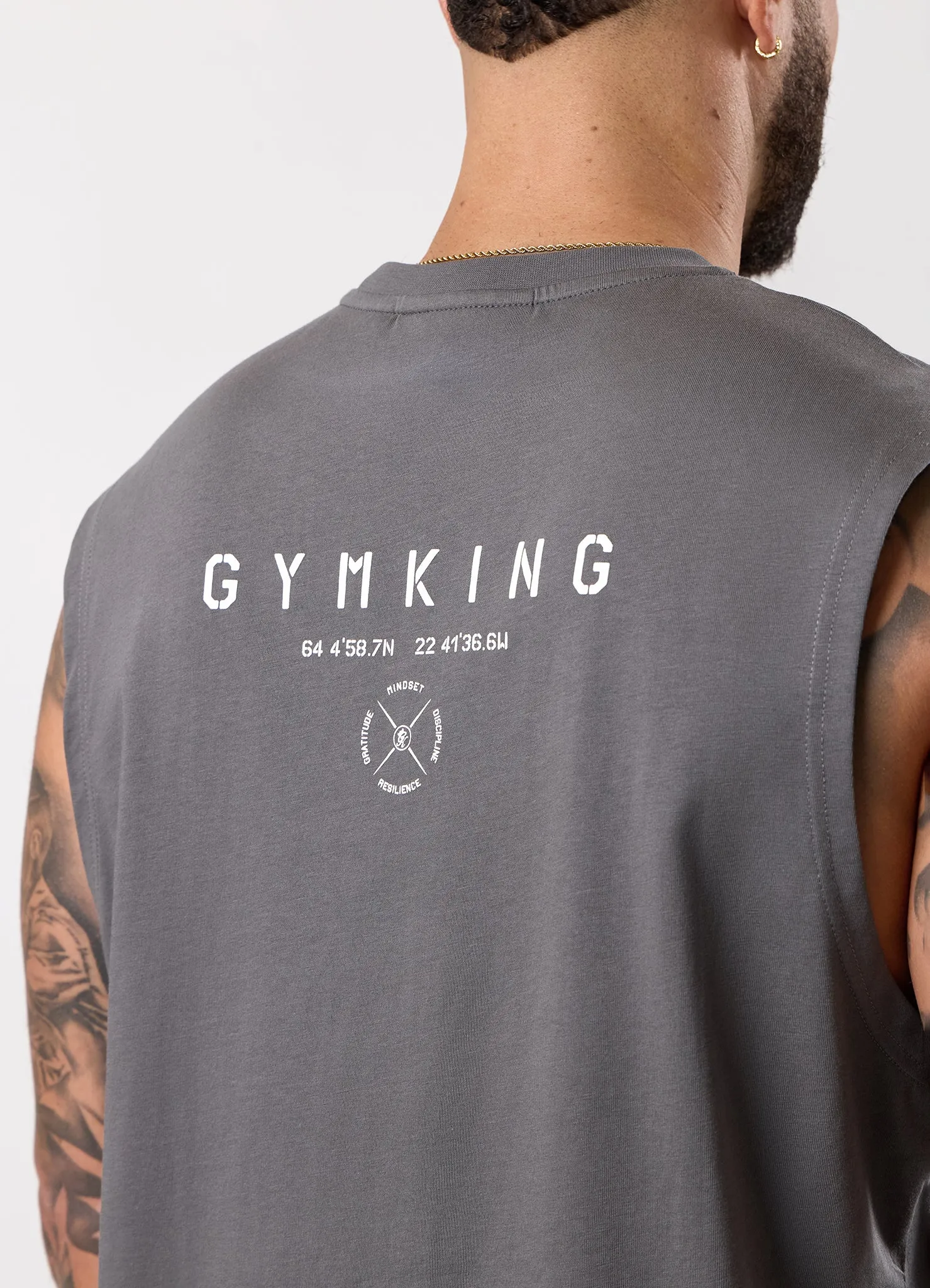 Gym King Stoic Esja Jersey Tank - Fossil Grey sold by The Gym King product image thumbnail 3