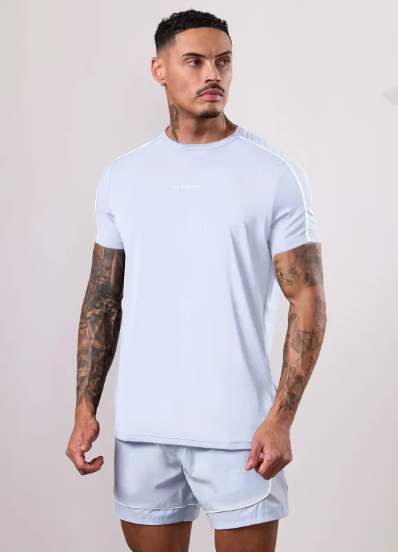 Gym King Core Piped Tee - Fresh Blue sold by The Gym King