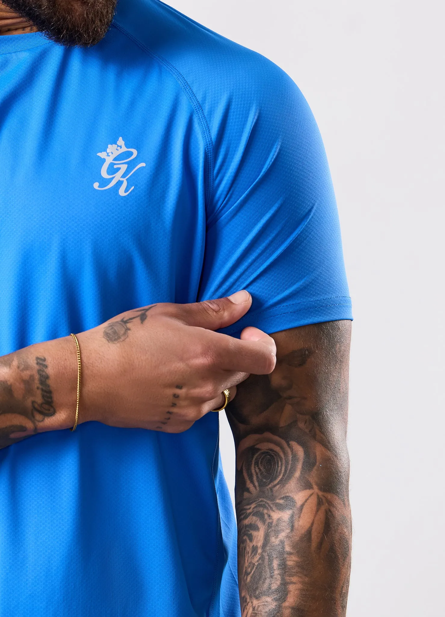 Gym King Energy Tee - Blue Surge sold by The Gym King product image thumbnail 5