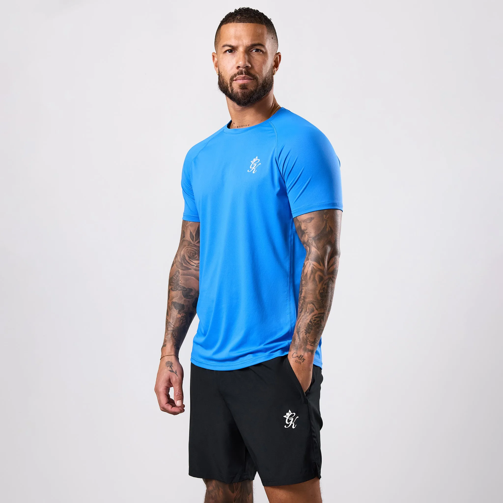 Gym King Energy Tee - Blue Surge sold by The Gym King product image thumbnail 2