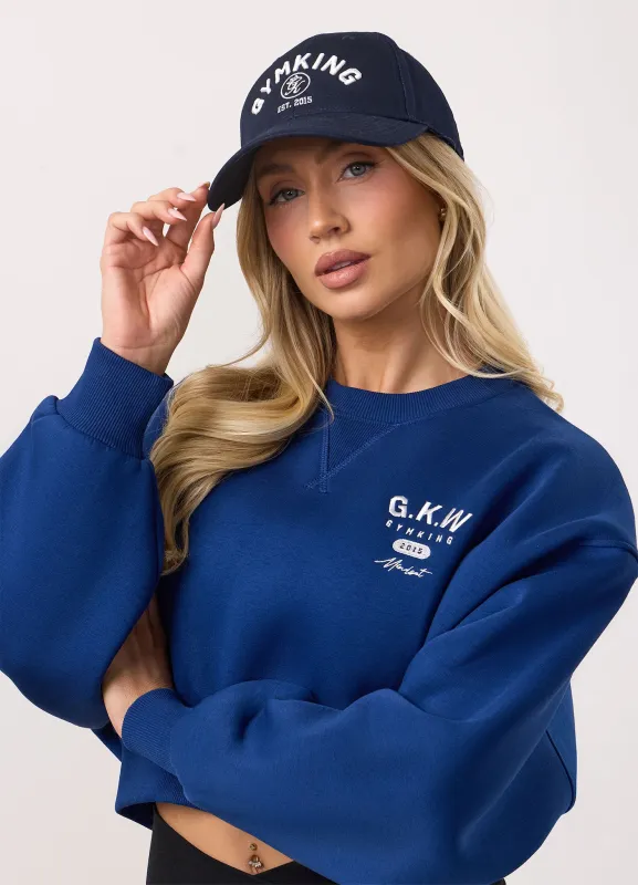 Gym King Harmony Vintage Baseball Cap - Vintage Navy sold by The Gym King