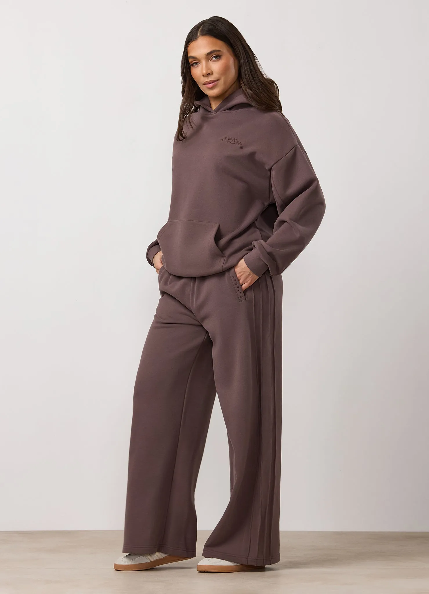 Gym King Replenish Peached Hood Tracksuit - Deep Mocha sold by The Gym King
