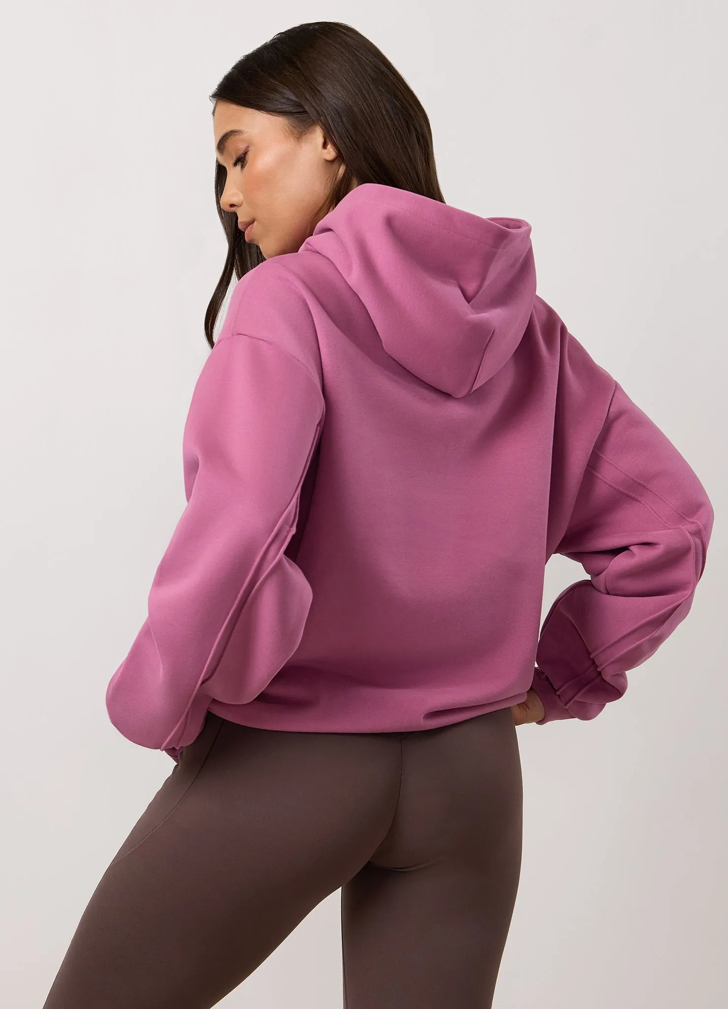 Gym King Replenish Peached Seam Hood - Orchid Mauve sold by The Gym King product image thumbnail 4