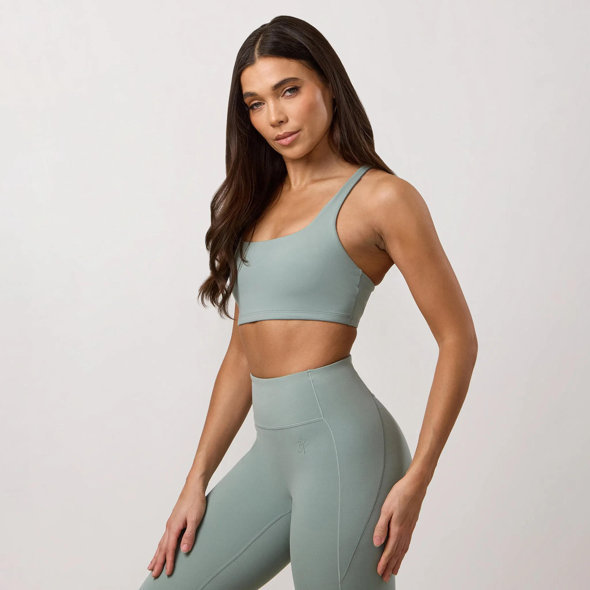 Gym King Peach Luxe Redefined Bra - Brushed Sage sold by The Gym King product image thumbnail 2