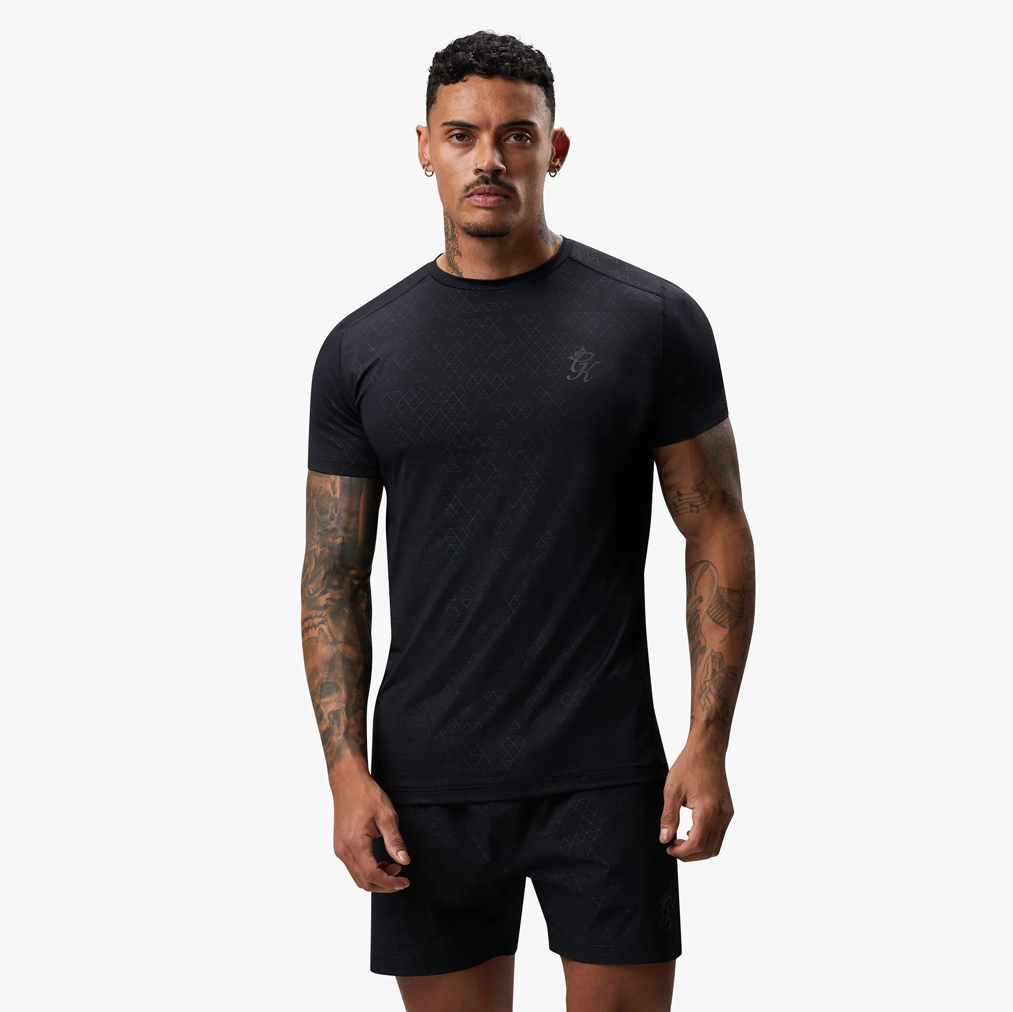 Gym King Debossed 2.0 Tee - Black sold by The Gym King product image thumbnail 2