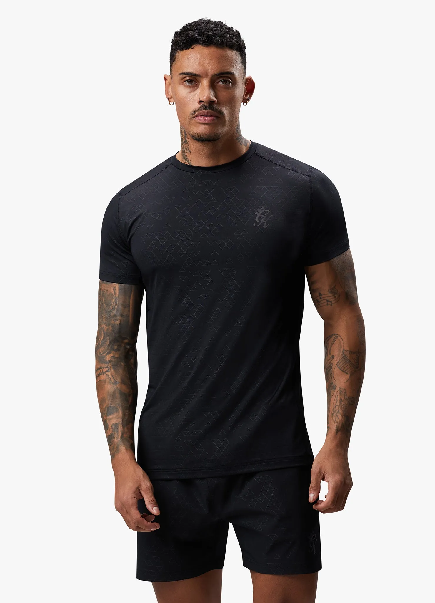 Gym King Debossed 2.0 Tee - Black sold by The Gym King product image thumbnail 5