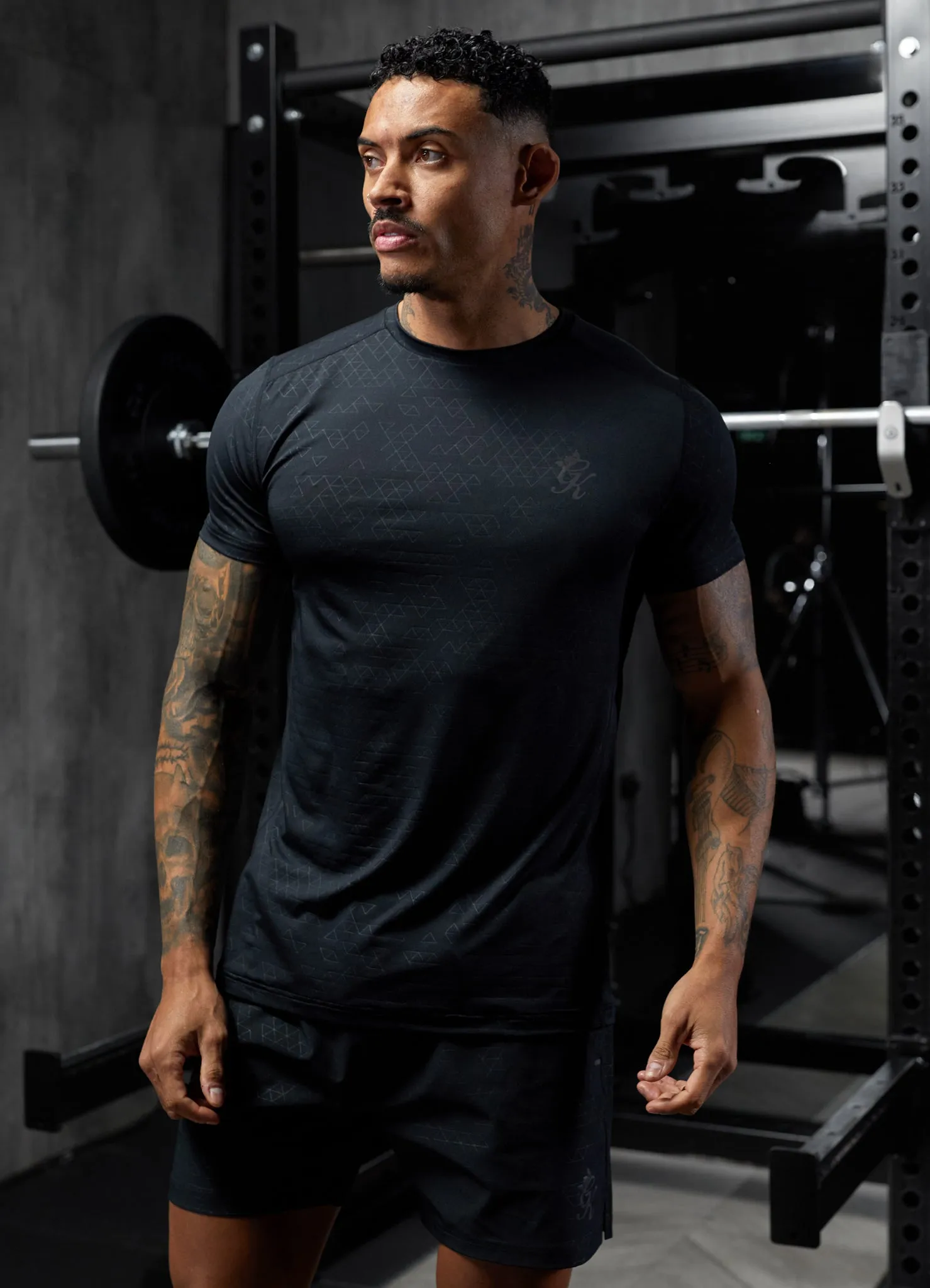 Gym King Debossed 2.0 Tee - Black sold by The Gym King product image thumbnail 3
