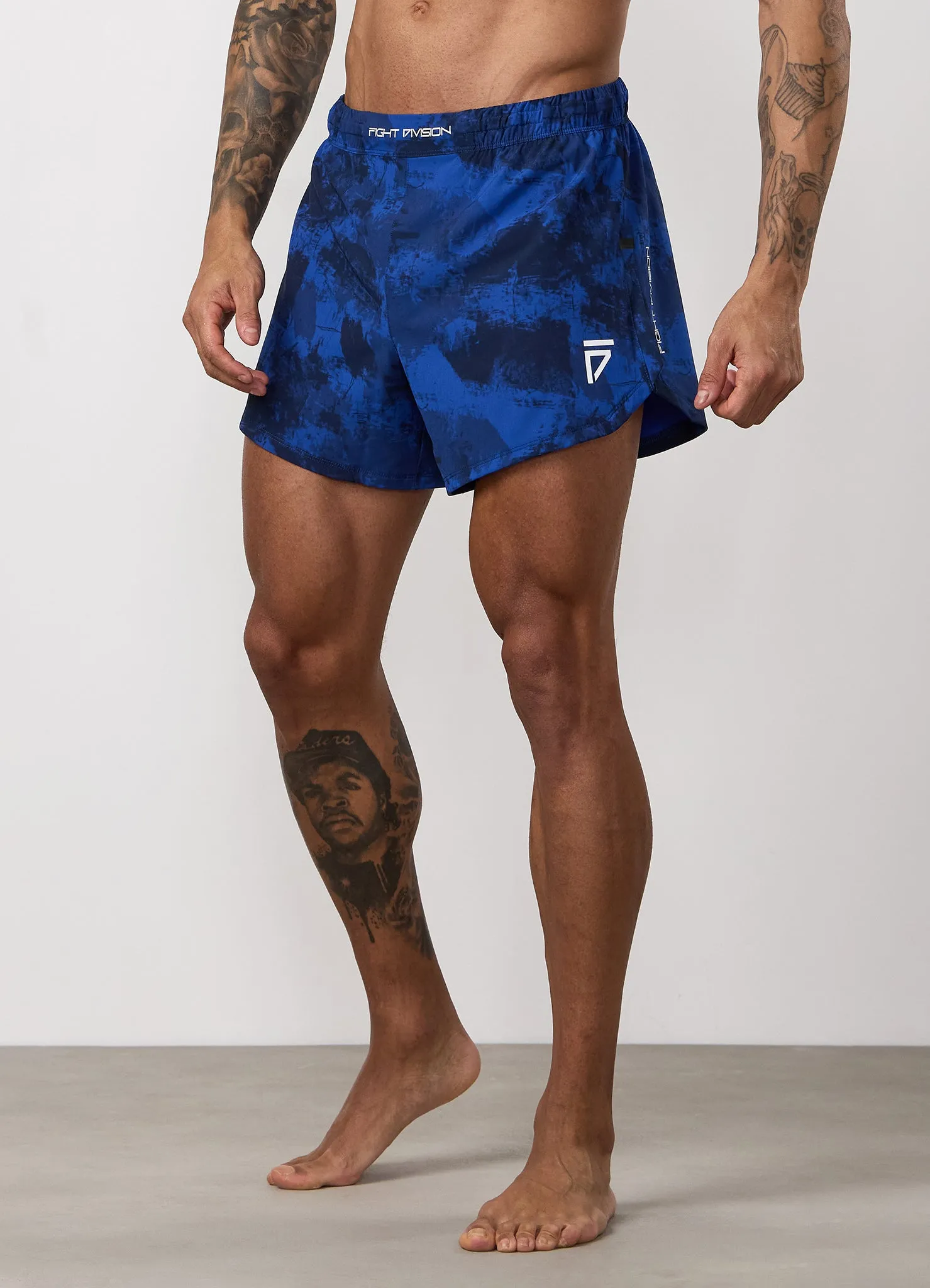 Gym King Fight Division Combat 5" Short - Blue Abstract Print sold by The Gym King product image thumbnail 4