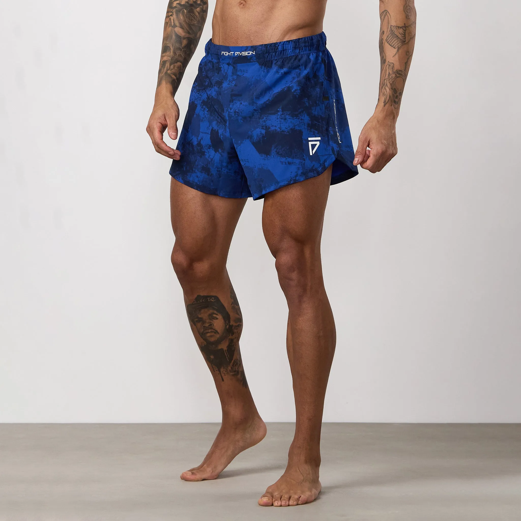 Gym King Fight Division Combat 5" Short - Blue Abstract Print sold by The Gym King product image thumbnail 2