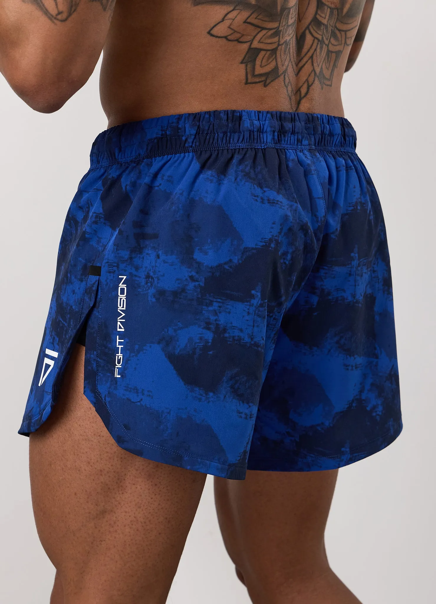 Gym King Fight Division Combat 5" Short - Blue Abstract Print sold by The Gym King product image thumbnail 3