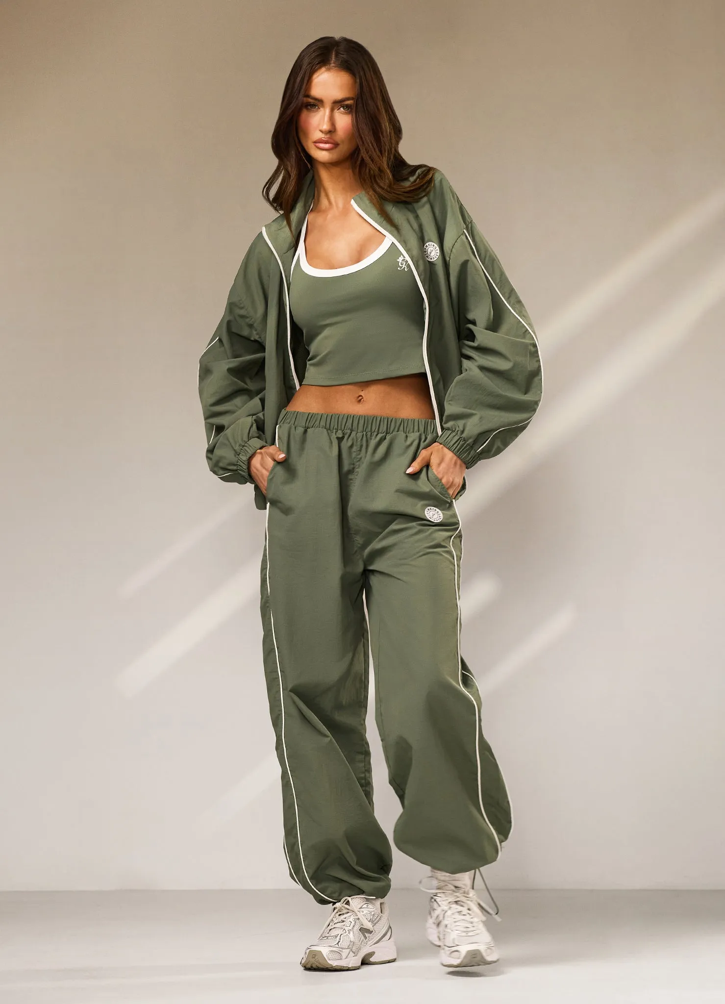 Gym King Composure Woven Tracksuit - Fern sold by The Gym King product image thumbnail 3