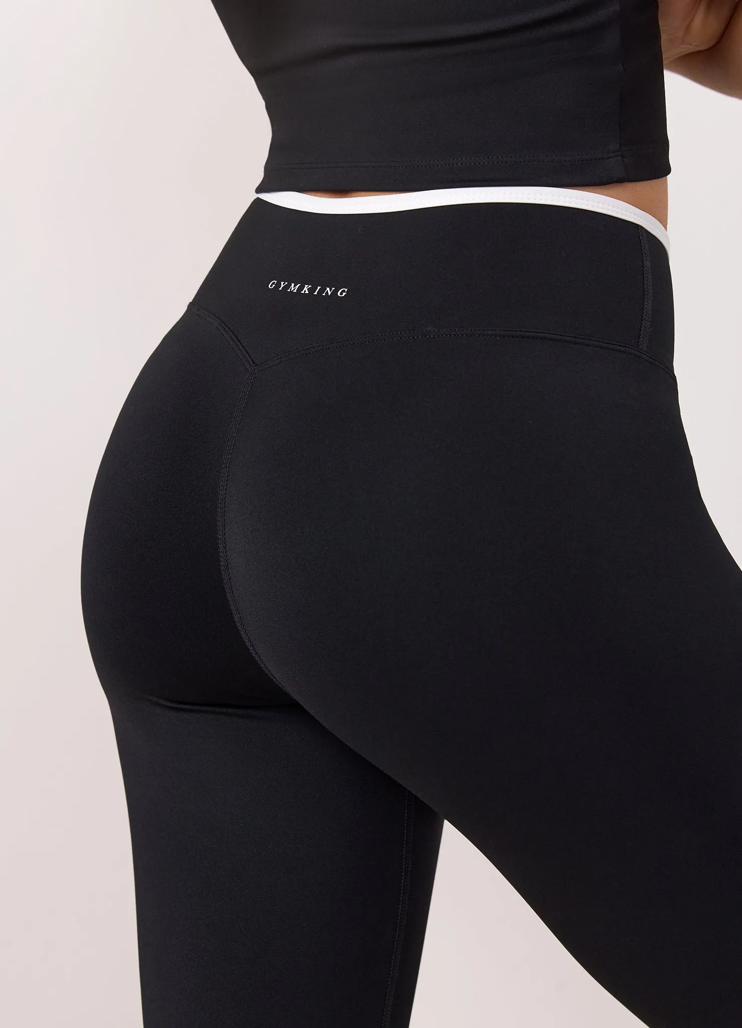 Gym King 365 Contrast Legging - Black sold by The Gym King product image thumbnail 5