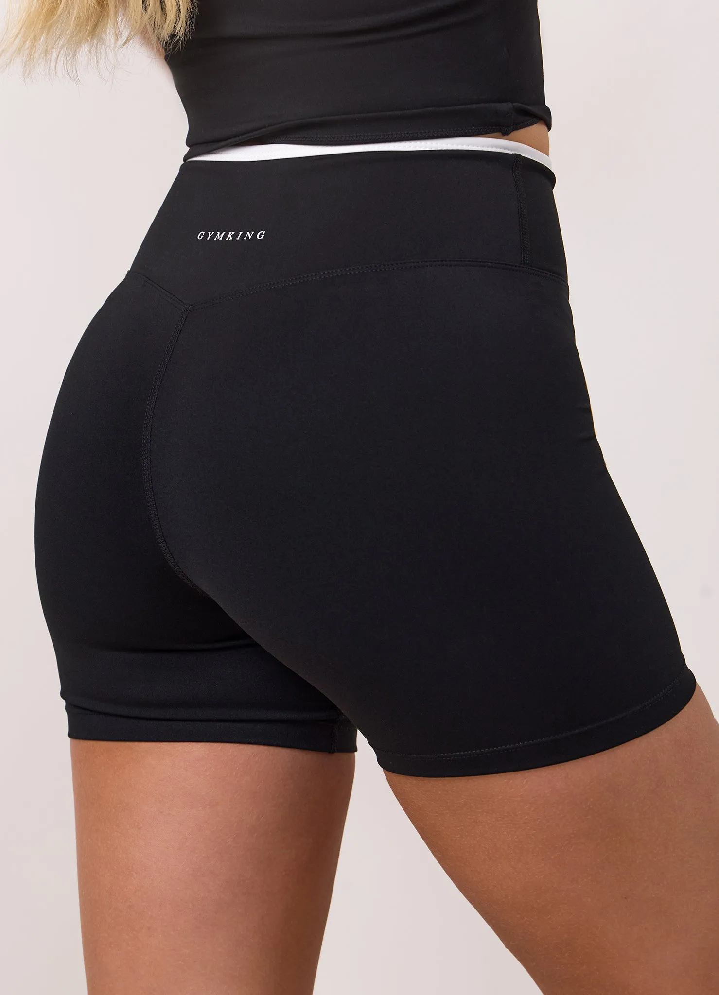 Gym King 365 Contrast 5" Short - Black sold by The Gym King product image thumbnail 3