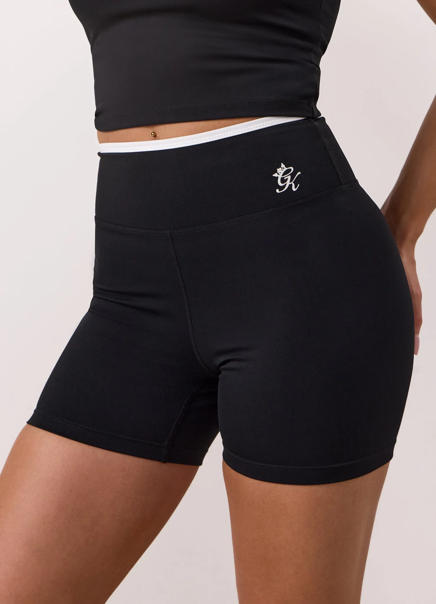 Gym King 365 Contrast 5" Short - Black sold by The Gym King