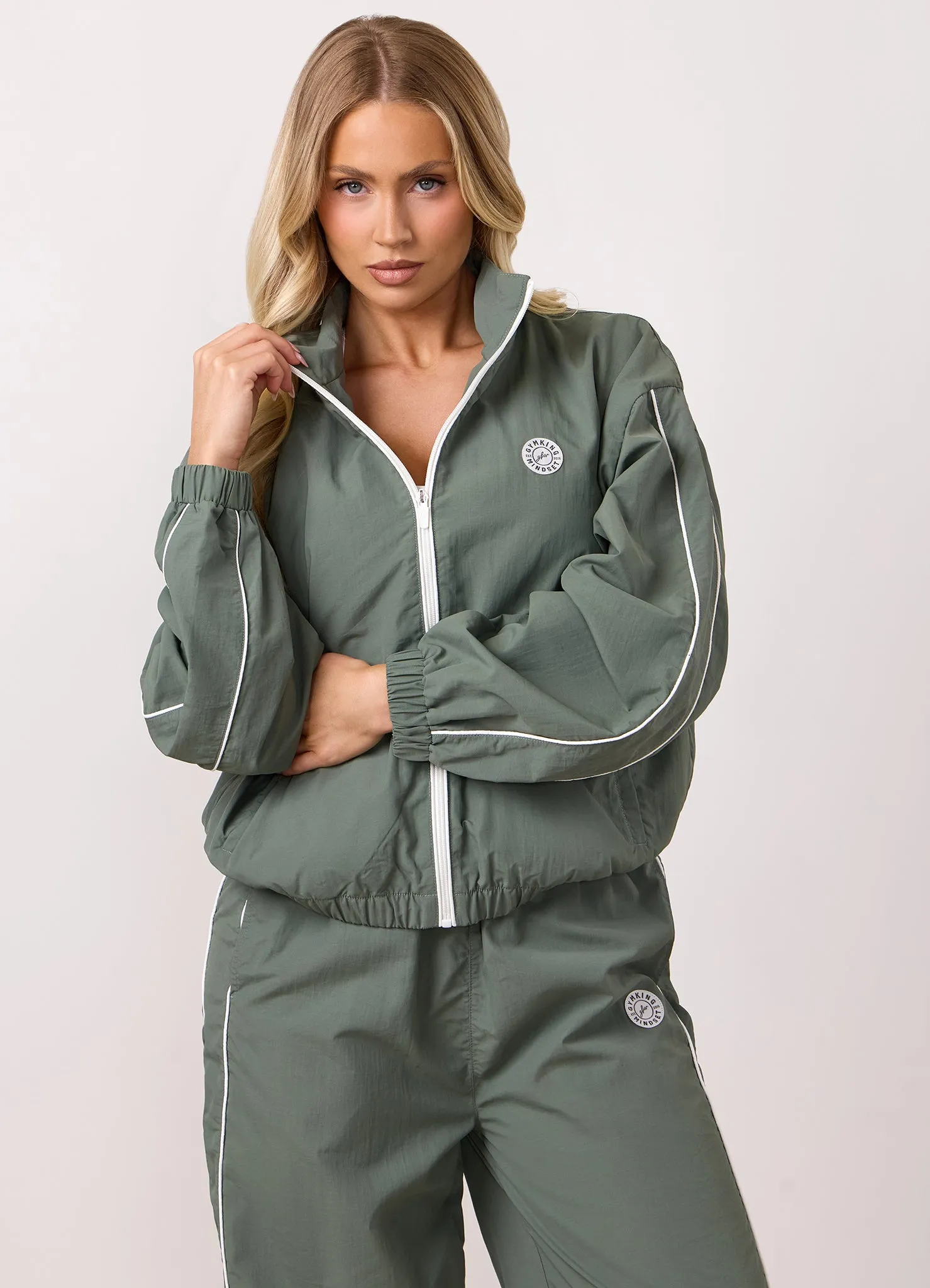 Gym King Composure Woven Jacket - Fern sold by The Gym King product image thumbnail 5