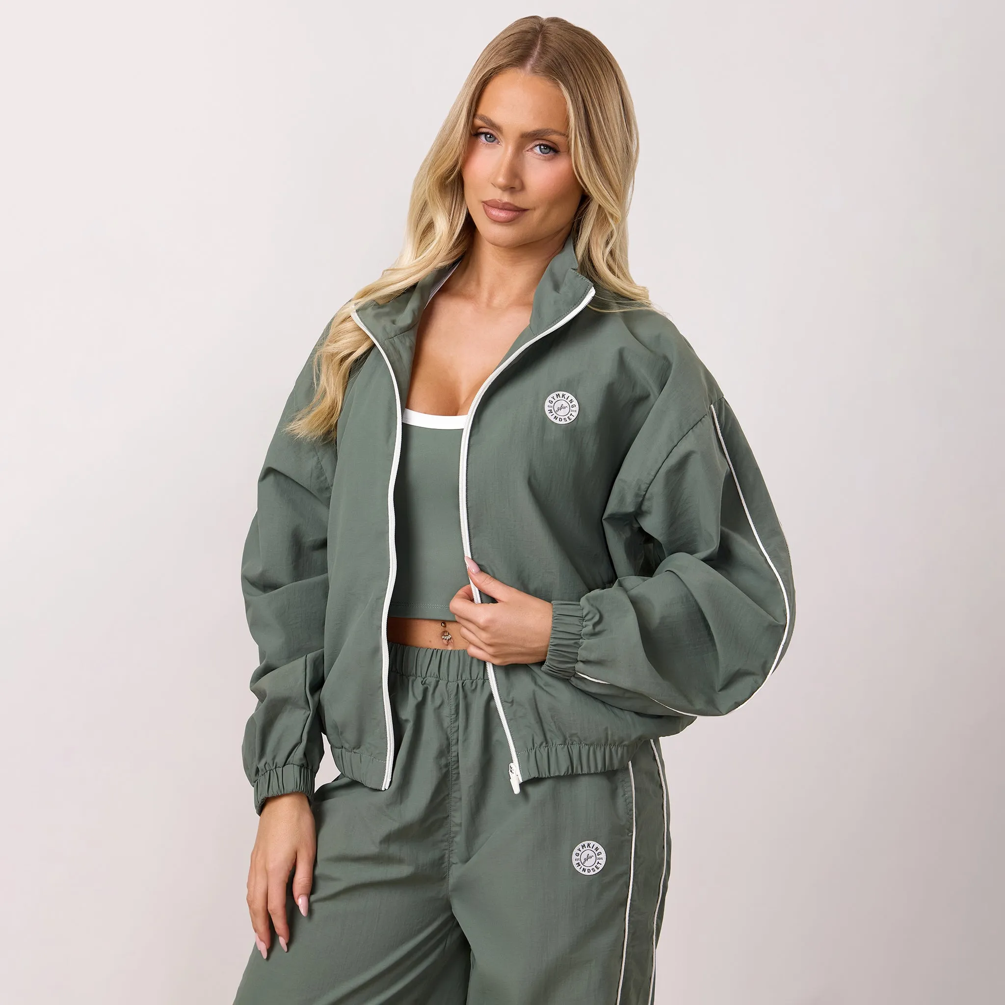 Gym King Composure Woven Jacket - Fern sold by The Gym King product image thumbnail 2