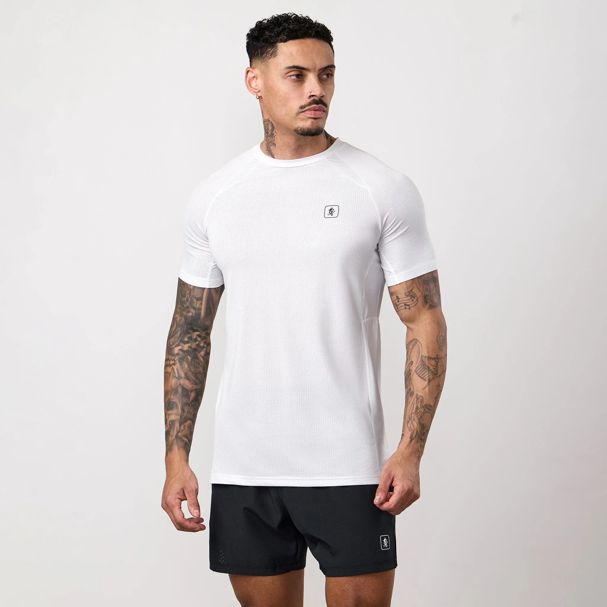 Gym King Apex Performance Tee - White sold by The Gym King product image thumbnail 2