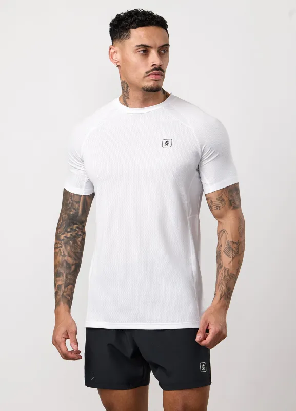 Gym King Apex Performance Tee - White sold by The Gym King