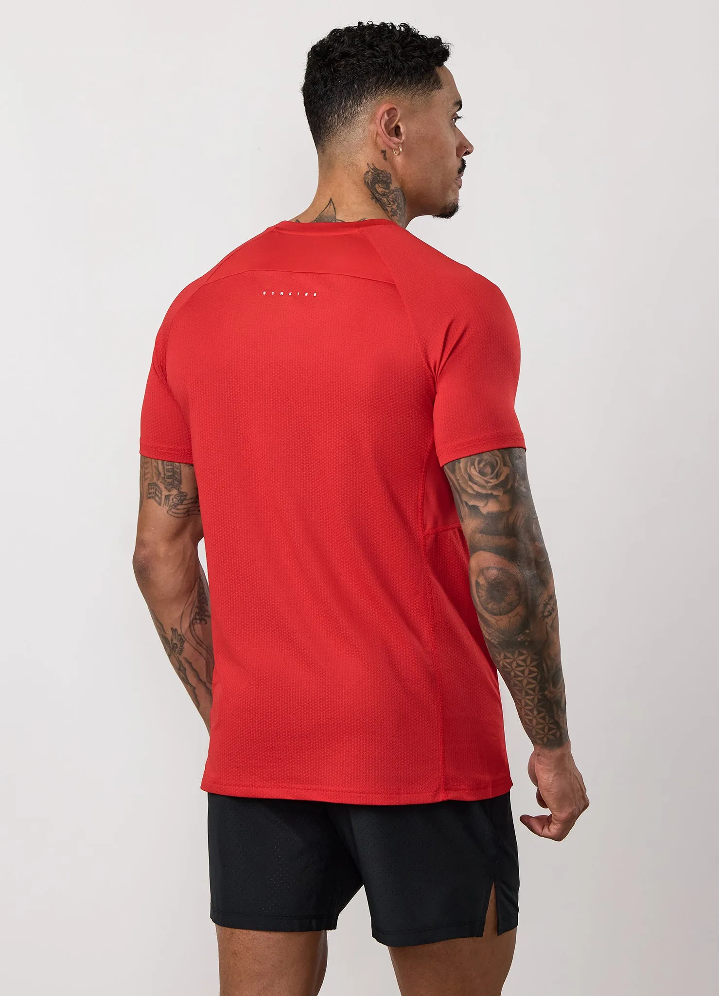 Gym King Apex Performance Tee - Signal Red sold by The Gym King product image thumbnail 3