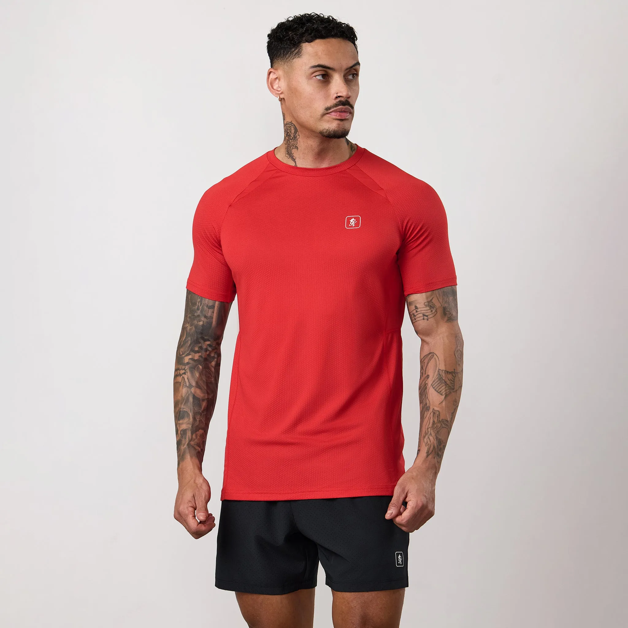 Gym King Apex Performance Tee - Signal Red sold by The Gym King product image thumbnail 2