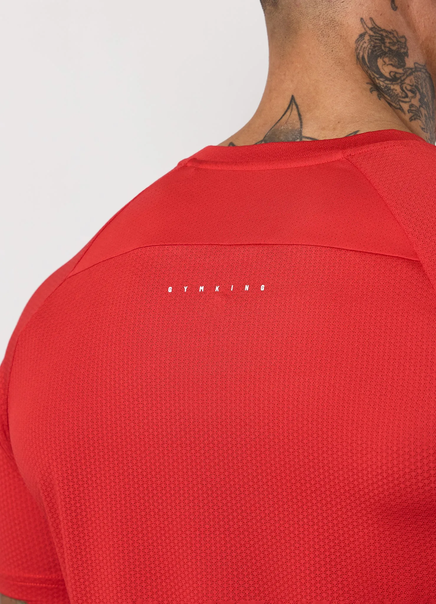 Gym King Apex Performance Tee - Signal Red sold by The Gym King product image thumbnail 4