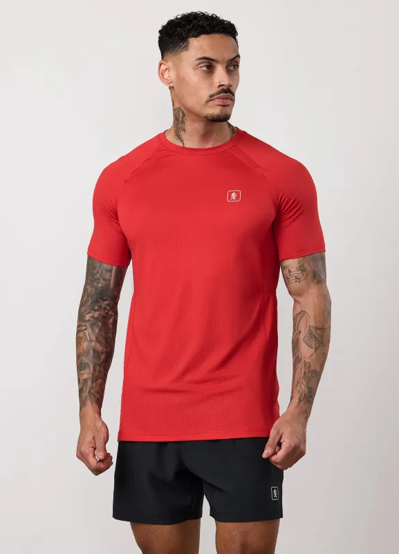 Gym King Apex Performance Tee - Signal Red sold by The Gym King