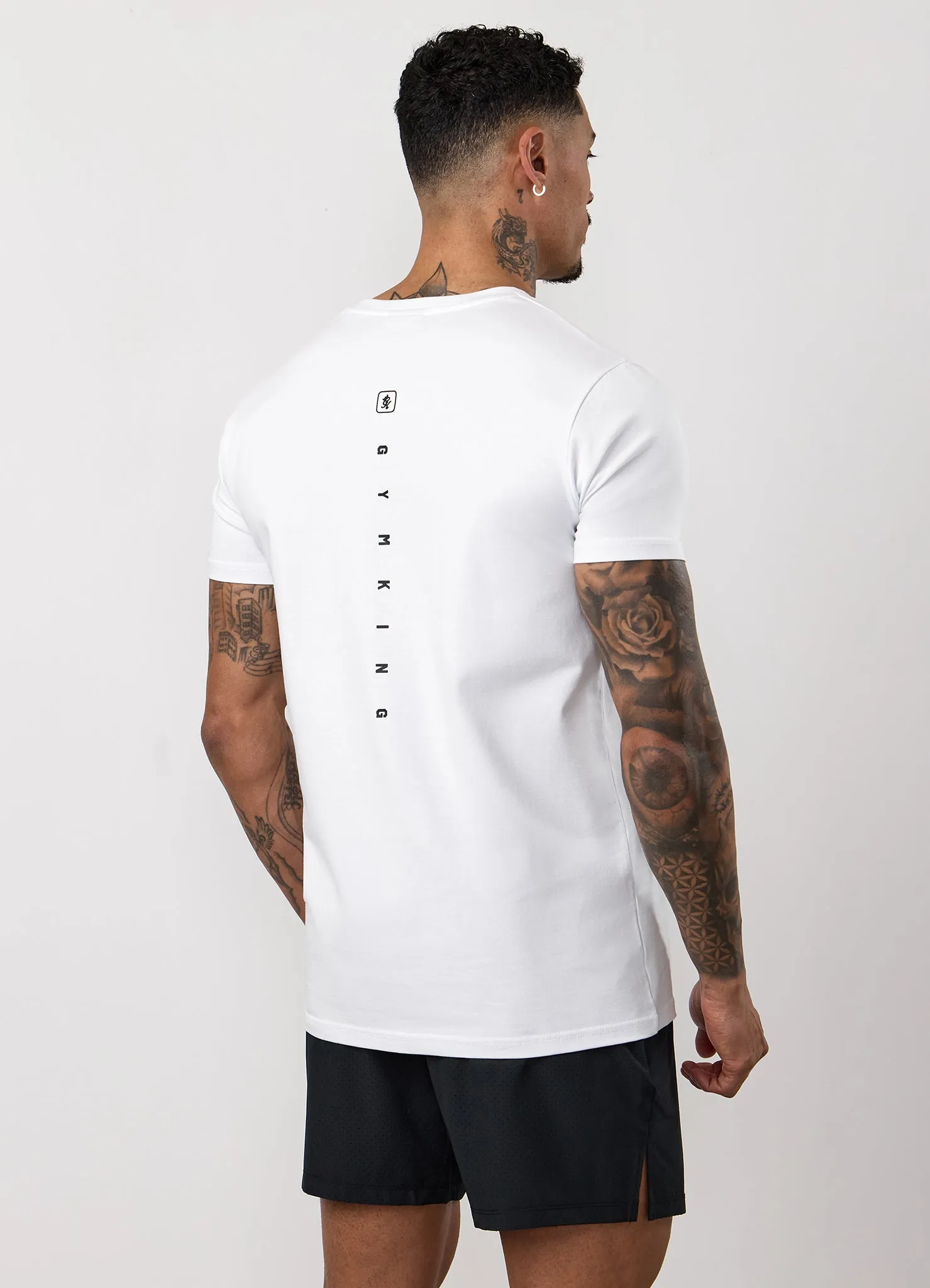 Gym King Apex Jersey Tee - White sold by The Gym King