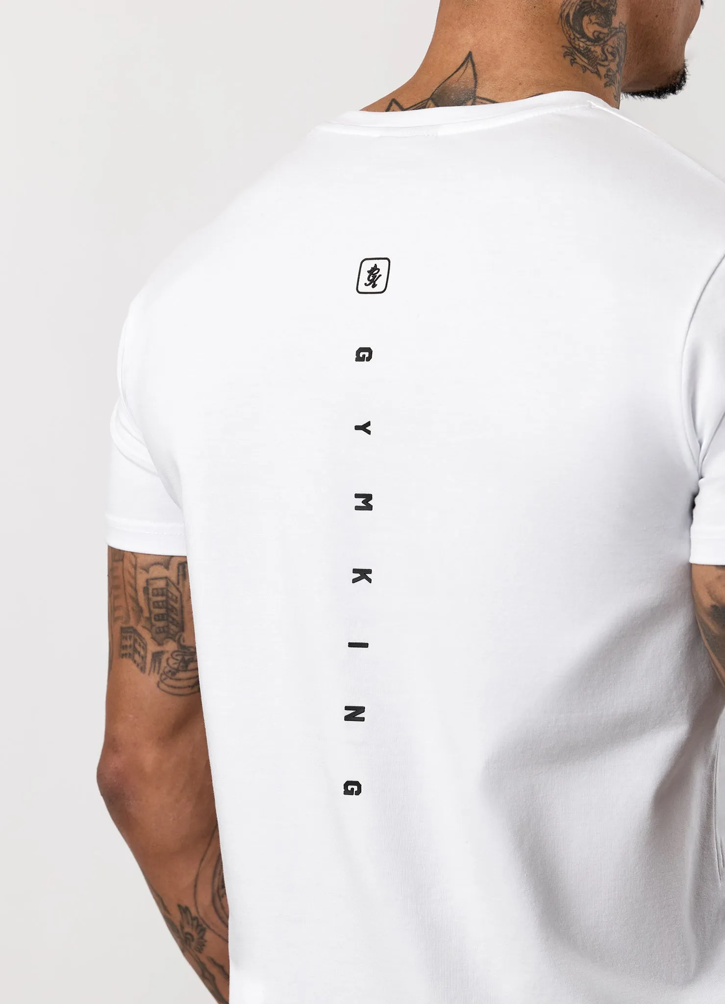 Gym King Apex Jersey Tee - White sold by The Gym King product image thumbnail 3