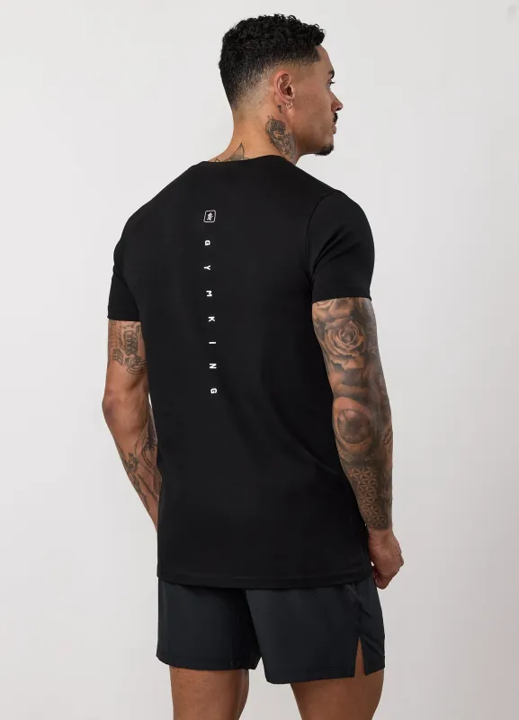 Gym King Apex Jersey Tee - Black made by The Gym King