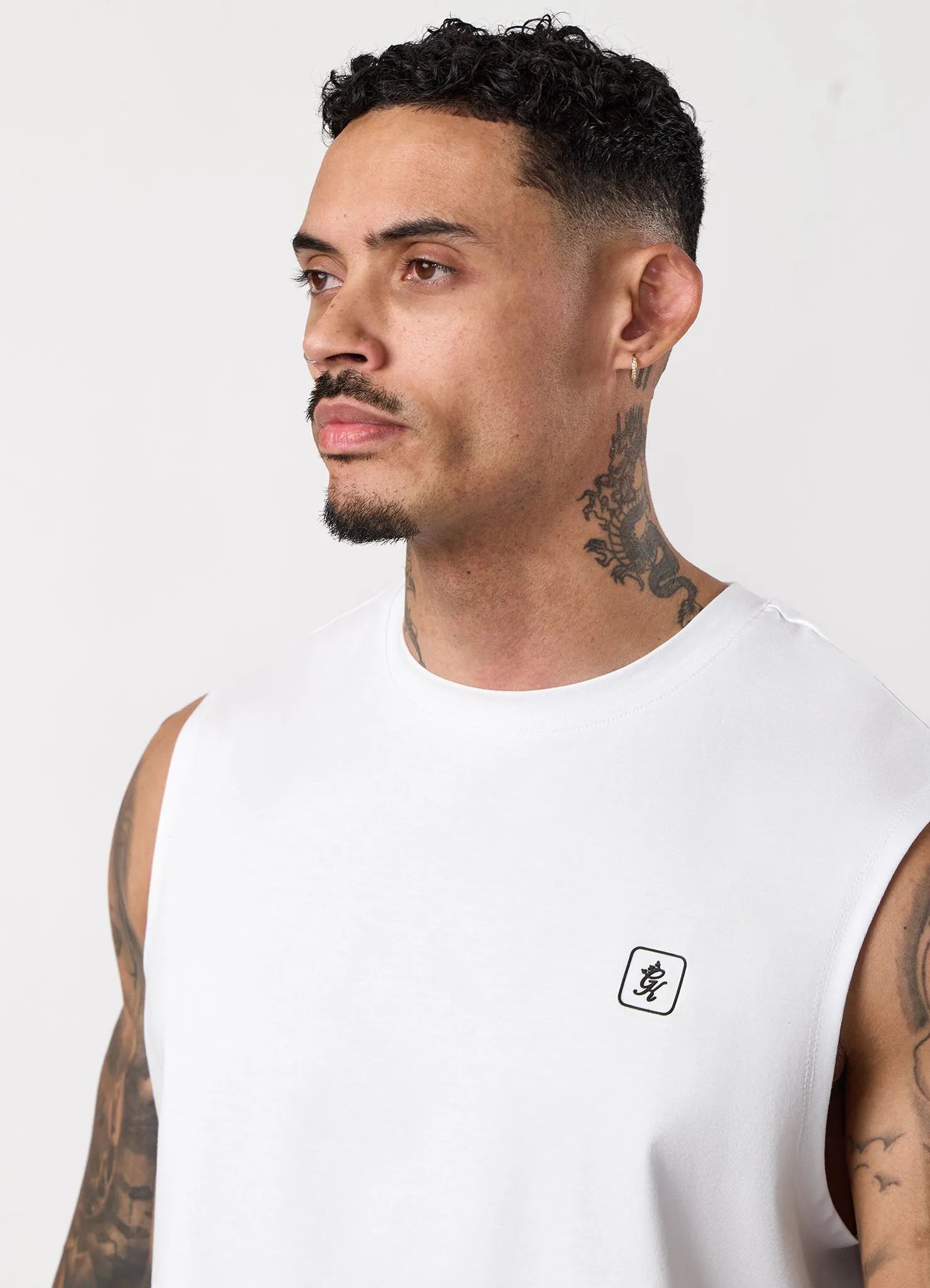 Gym King Apex Jersey Vest - White sold by The Gym King product image thumbnail 5