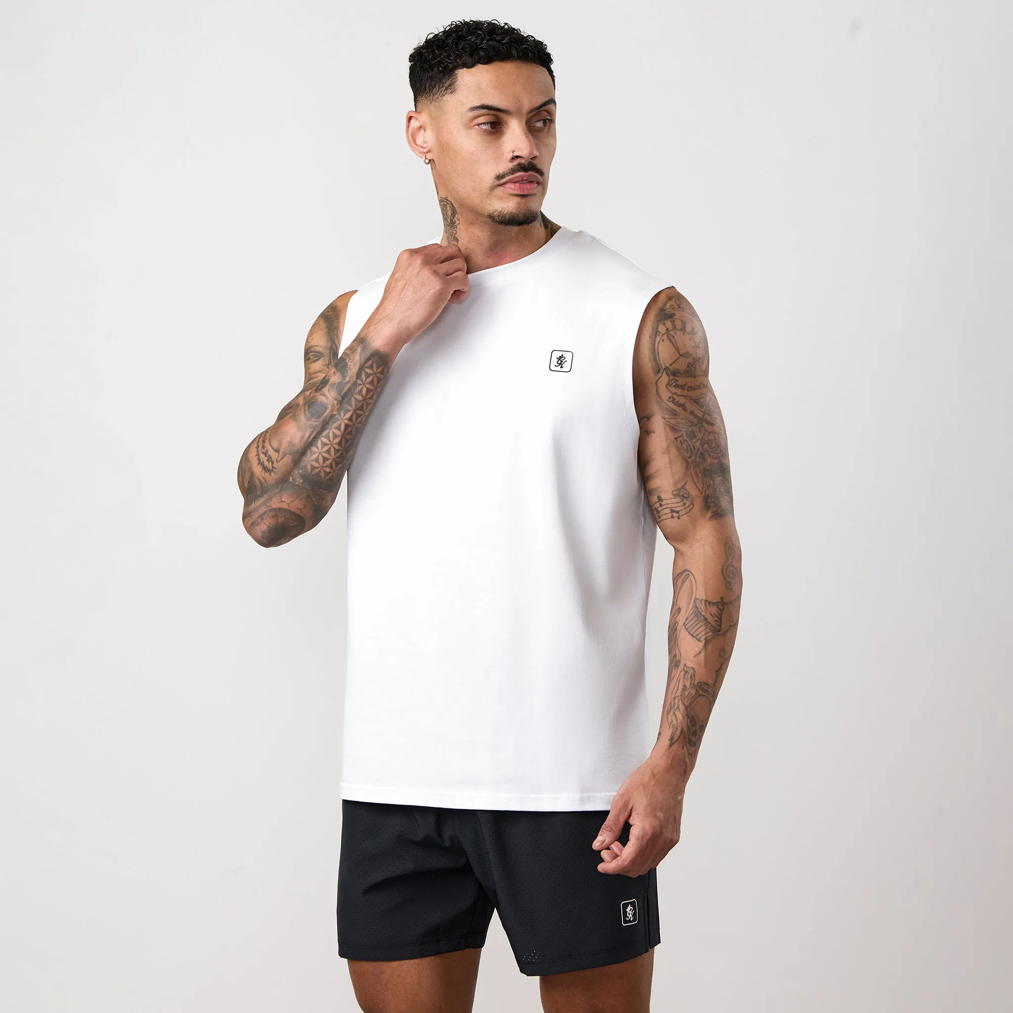 Gym King Apex Jersey Vest - White sold by The Gym King product image thumbnail 2