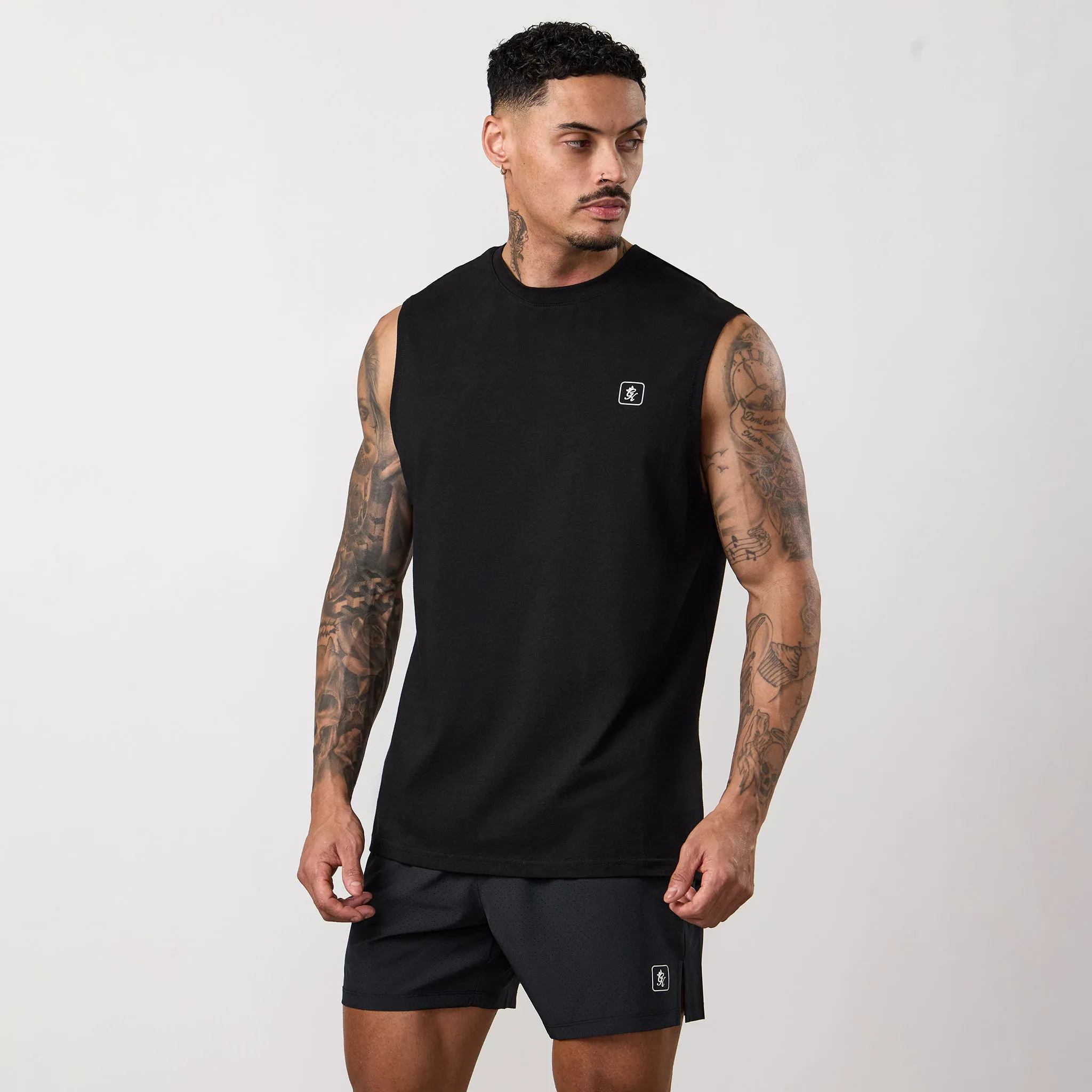 Gym King Apex Jersey Vest - Black sold by The Gym King product image thumbnail 2